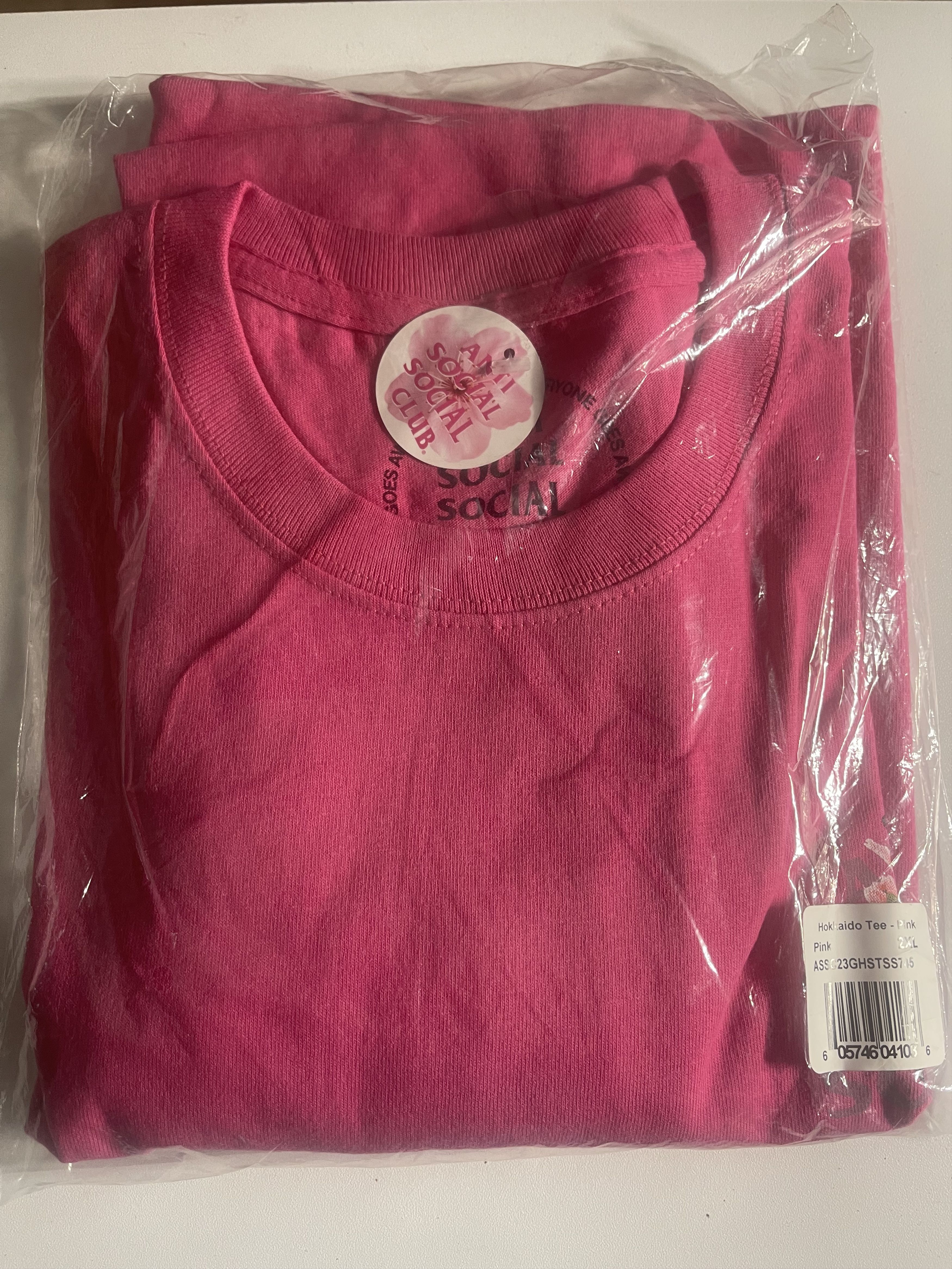 Anti Social Social Club HOKKAIDO TEE PINK Size US XXL / EU 58 / 5 - 3 Thumbnail