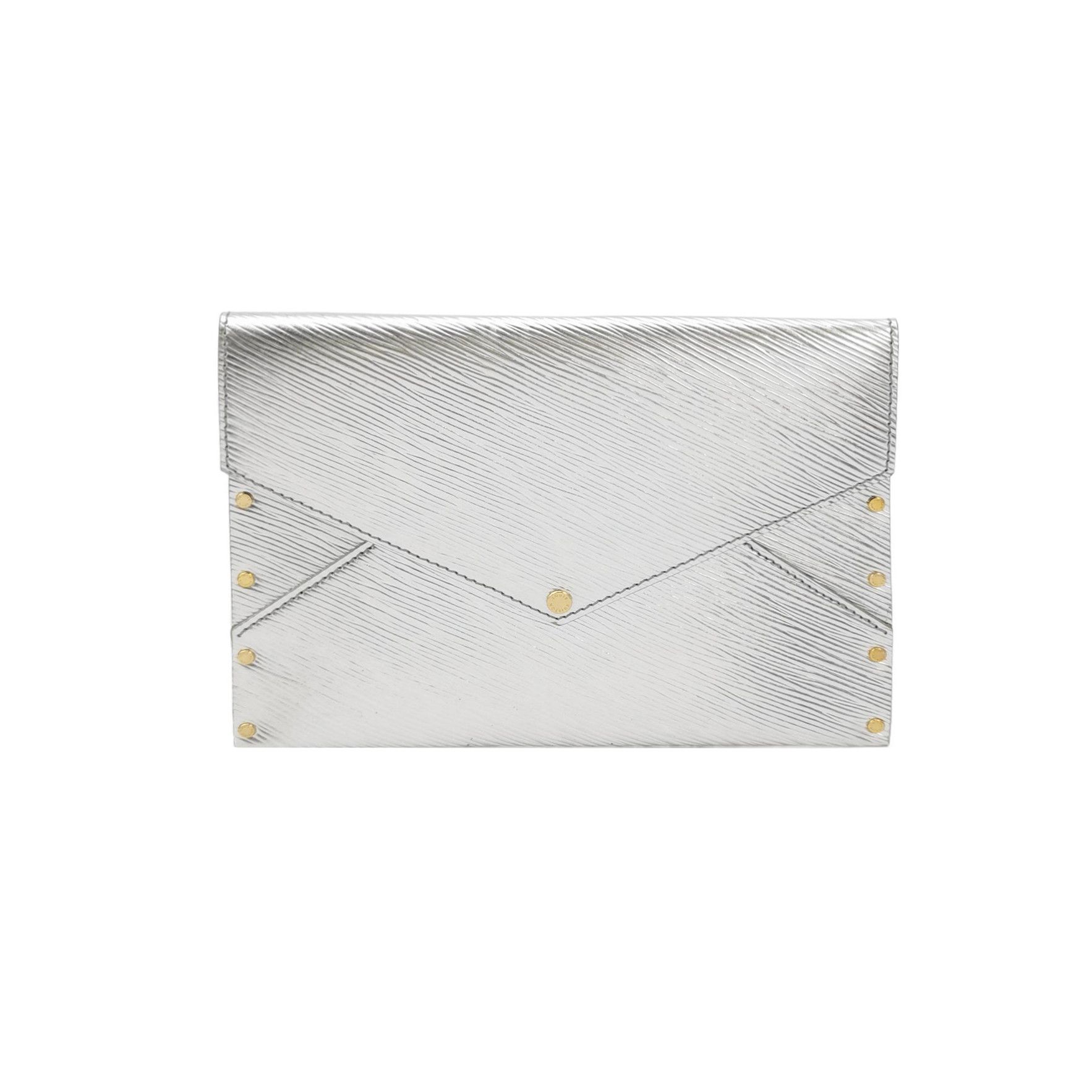 Louis Vuitton Louis Vuitton (LV) Cowhide solid color water ripple rivet c Size ONE SIZE - 1 Thumbnail