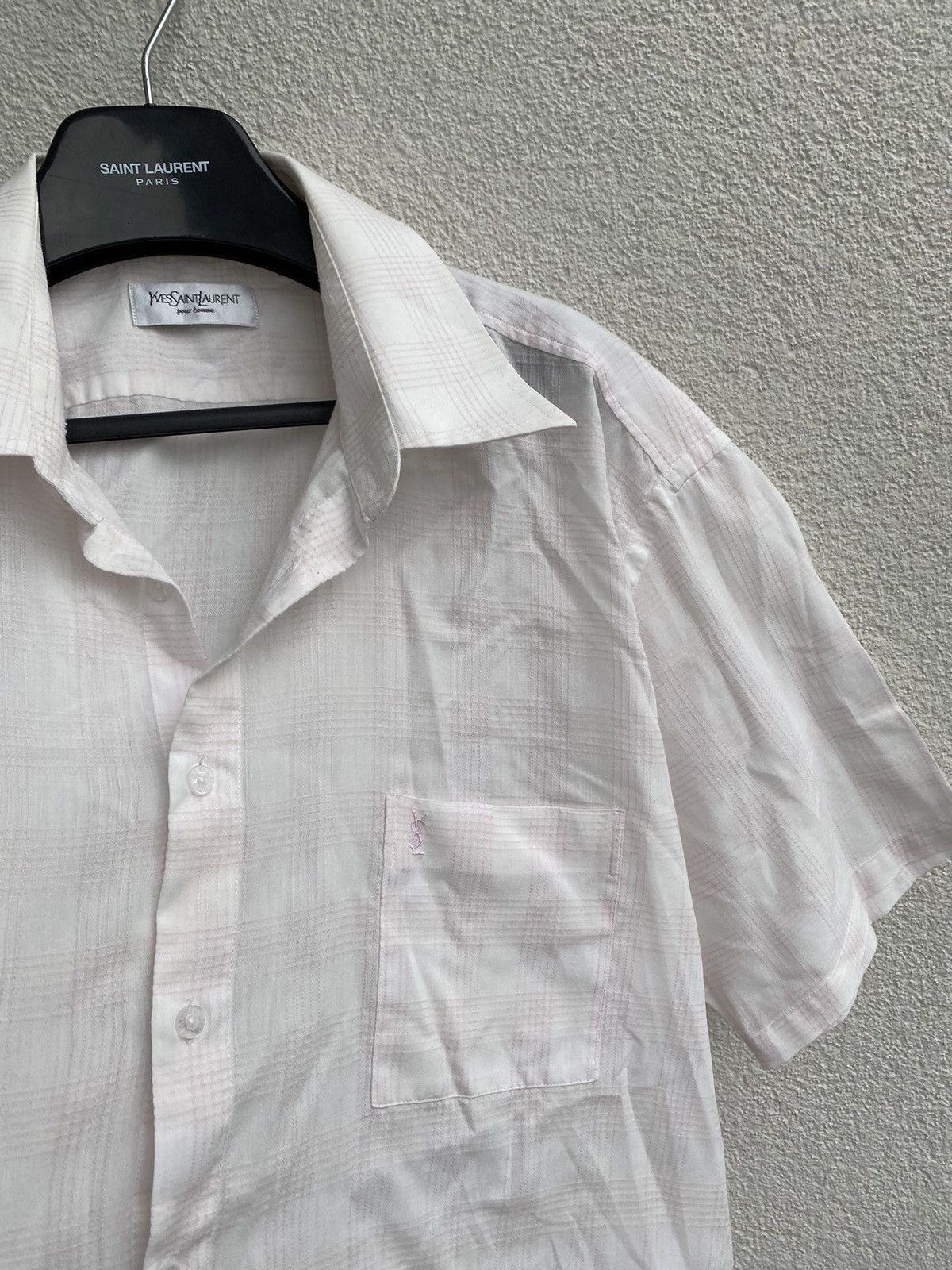 Yves Saint Laurent Super Soft YSL Shirt White Summer Size US XXL / EU 58 / 5 - 4 Thumbnail