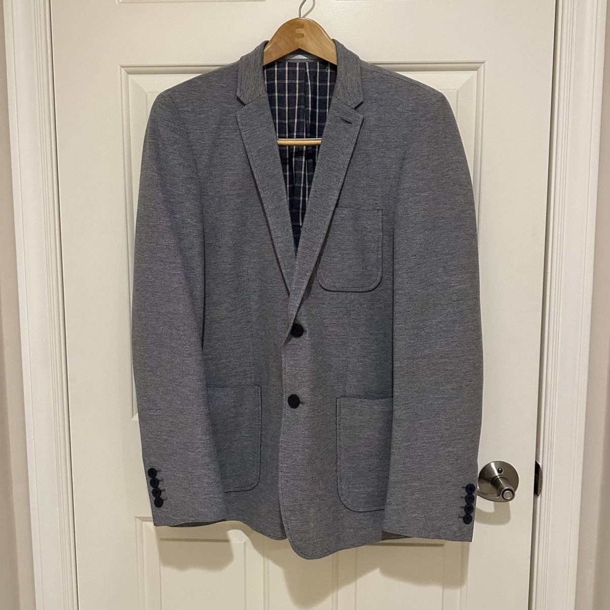 Ben Sherman Ben Sherman Plectrum Blazer Jacket (XL, Pique Cotton) Size 44R - 1 Thumbnail