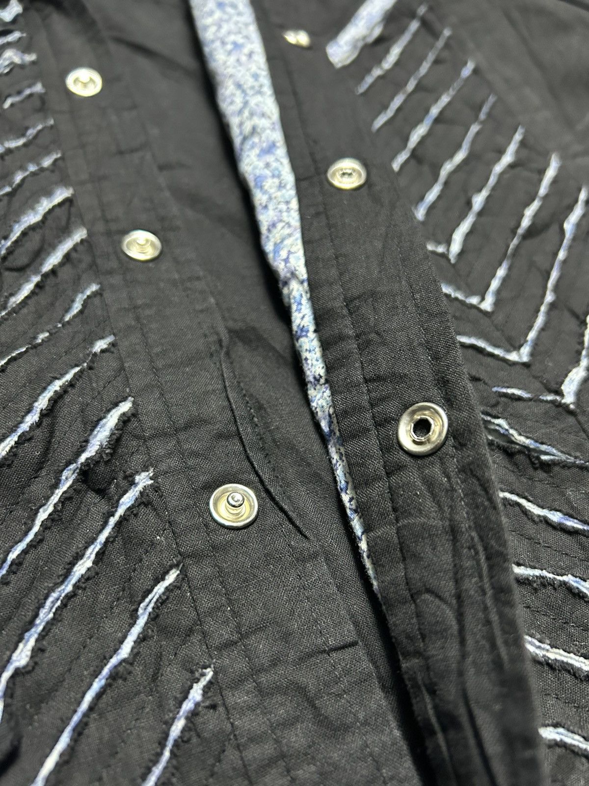 In The Attic In The Attic 3D Chevron Stripe Shirt Vkei Style Size US M / EU 48-50 / 2 - 7 Thumbnail