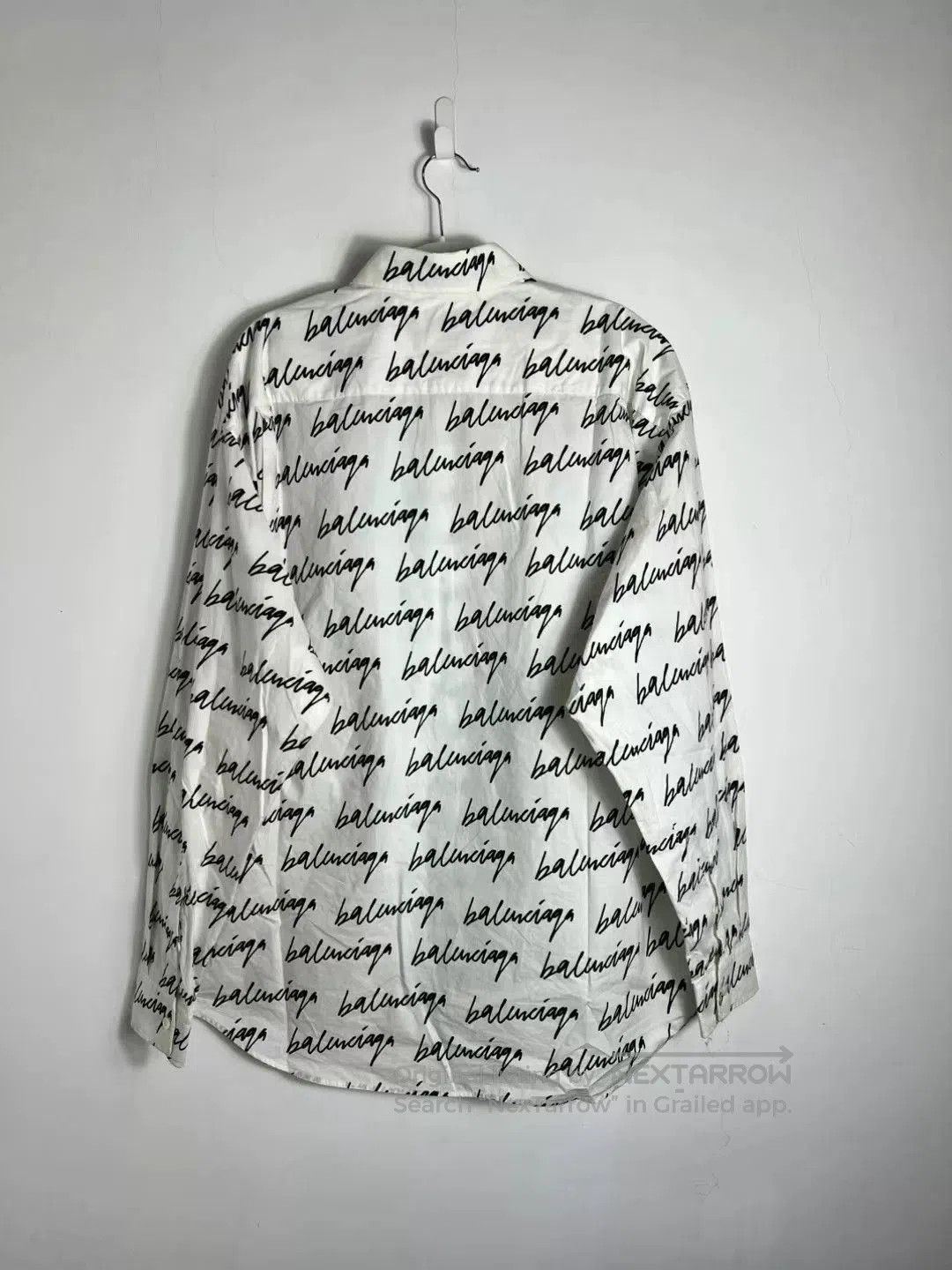 Balenciaga Balenciaga Logo Graffiti Print Shirt. Size US M / EU 48-50 / 2 - 2 Thumbnail