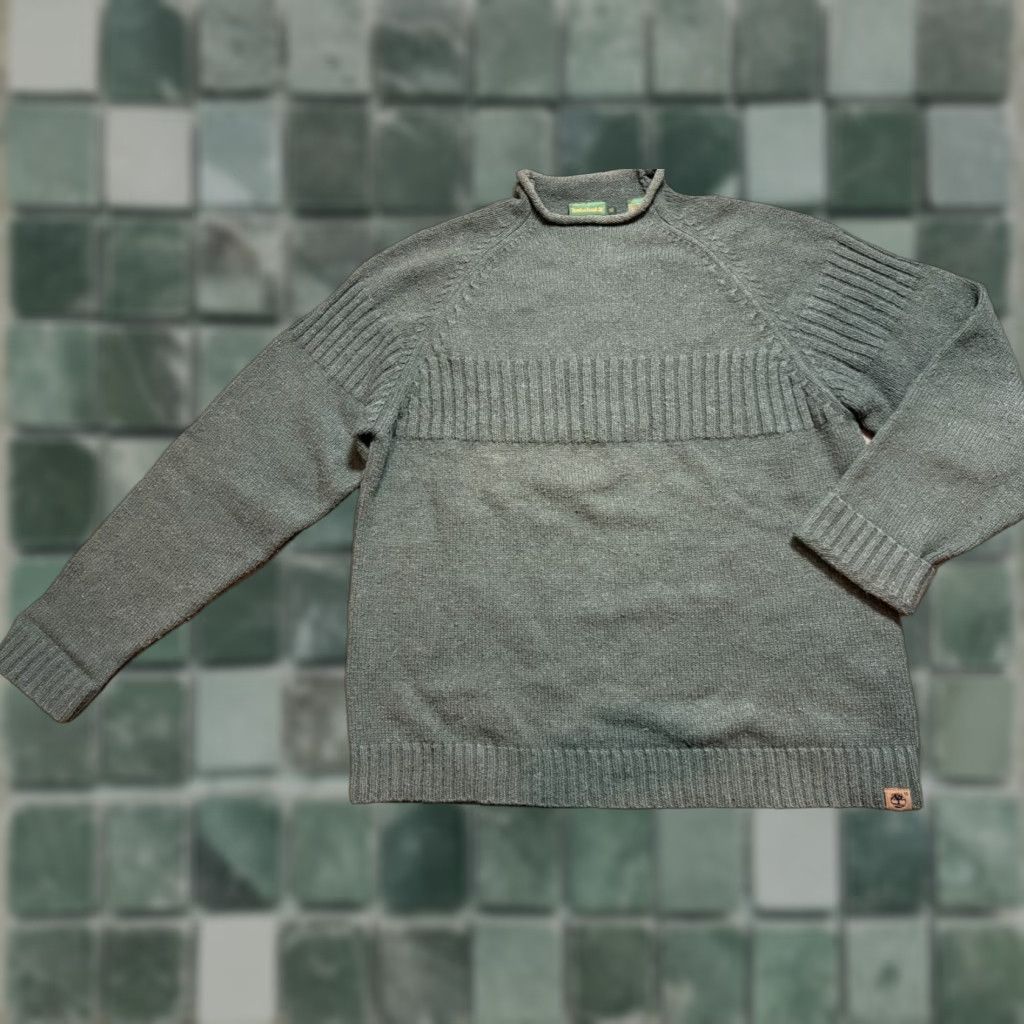 Timberland VINTAGE Timberland Pullover Sweater Mens XL Green Mohair Nylon Wool Knit Dad Grandpa VTG Size US XL / EU 56 / 4 - 1 Thumbnail