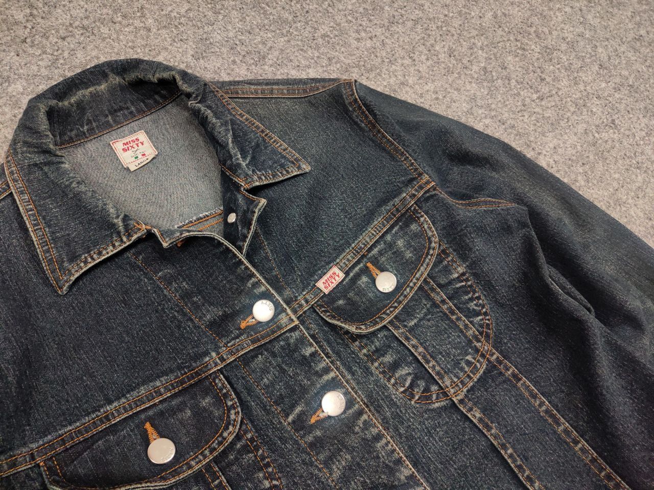 Miss Sixty Vintage Miss Sixty y2k Style Light Blue Denim Button Jacket Size L / US 10 / IT 46 - 7 Thumbnail