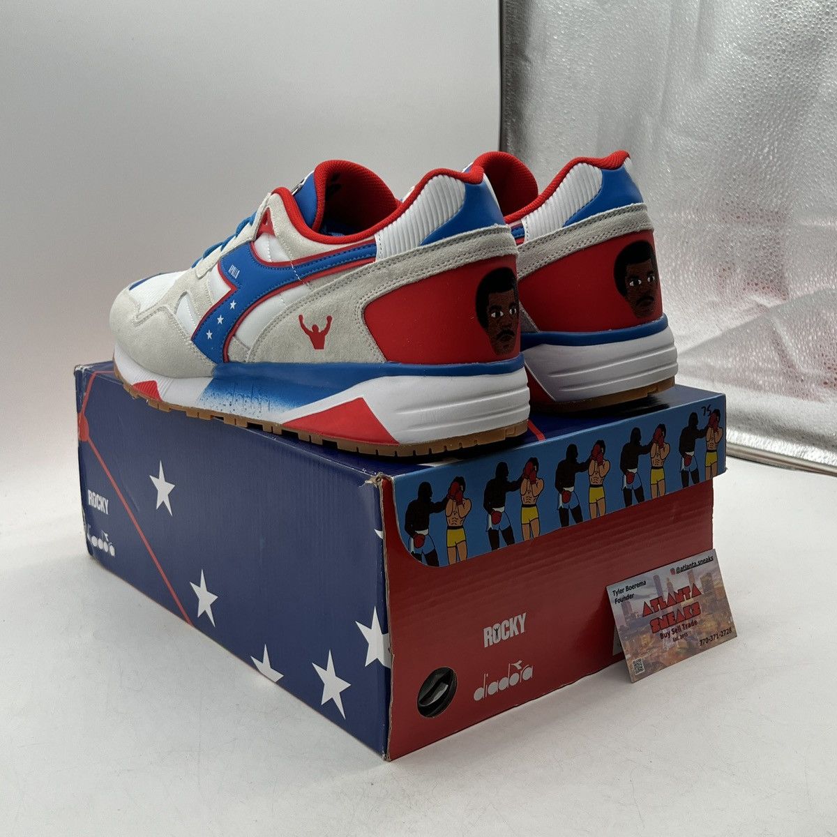 Diadora Foot locker x n9002 Rocky balboa Apollo creed Size US 12 / EU 45 - 4 Thumbnail