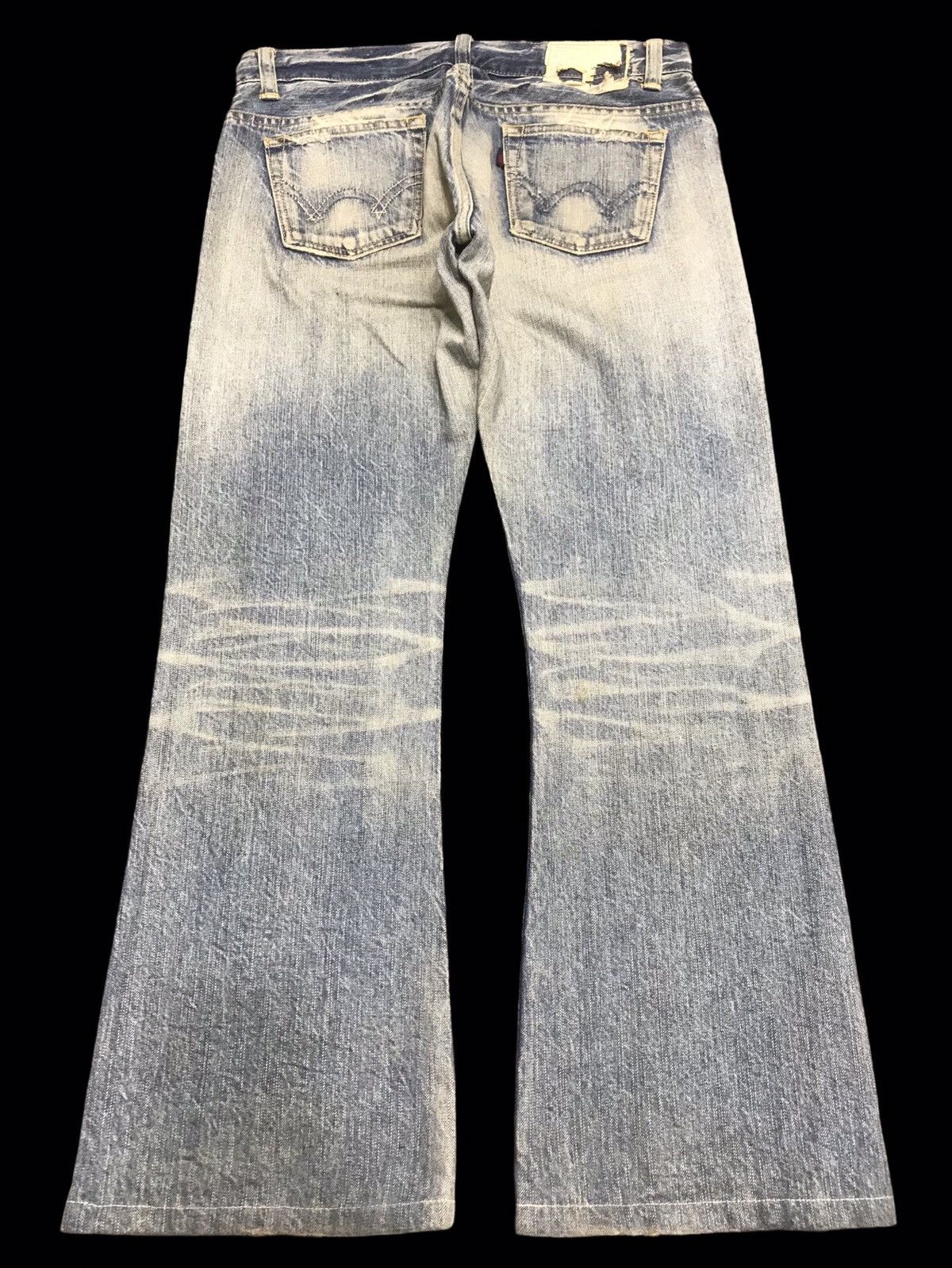Edwin 💥FLARE💥EDWIN Dirty Distressed Flare Denim F85 Size 32" / US 10 / IT 46 - 9 Thumbnail