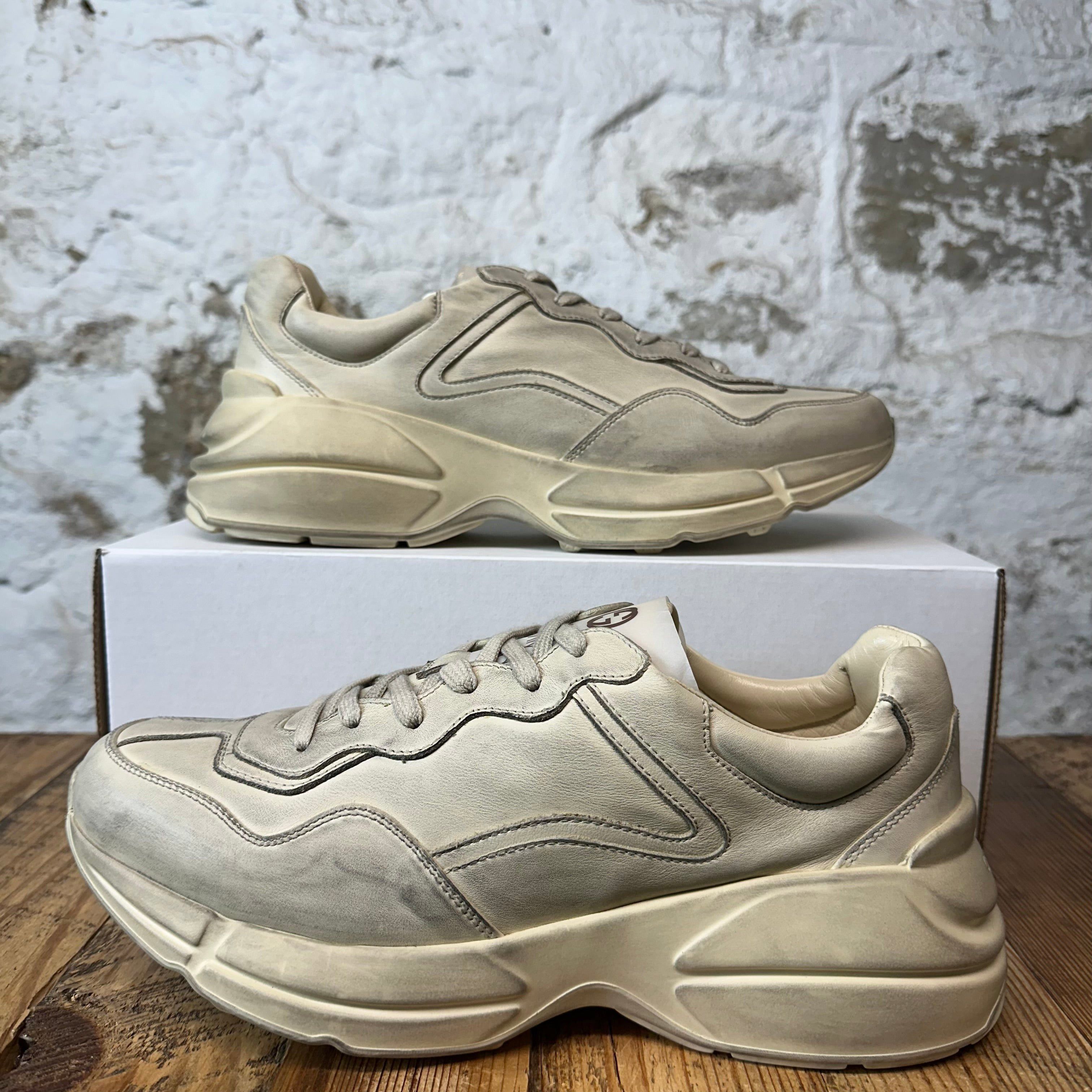 Gucci Gucci Rhyton Ivory Beige Vintage Sneaker Sz 9 Size US 9 / EU 42 - 1 Thumbnail