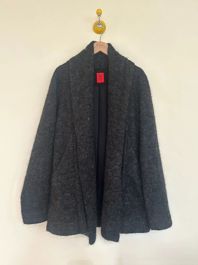 Issey Miyake Haat Gray Wool Coat- dmc