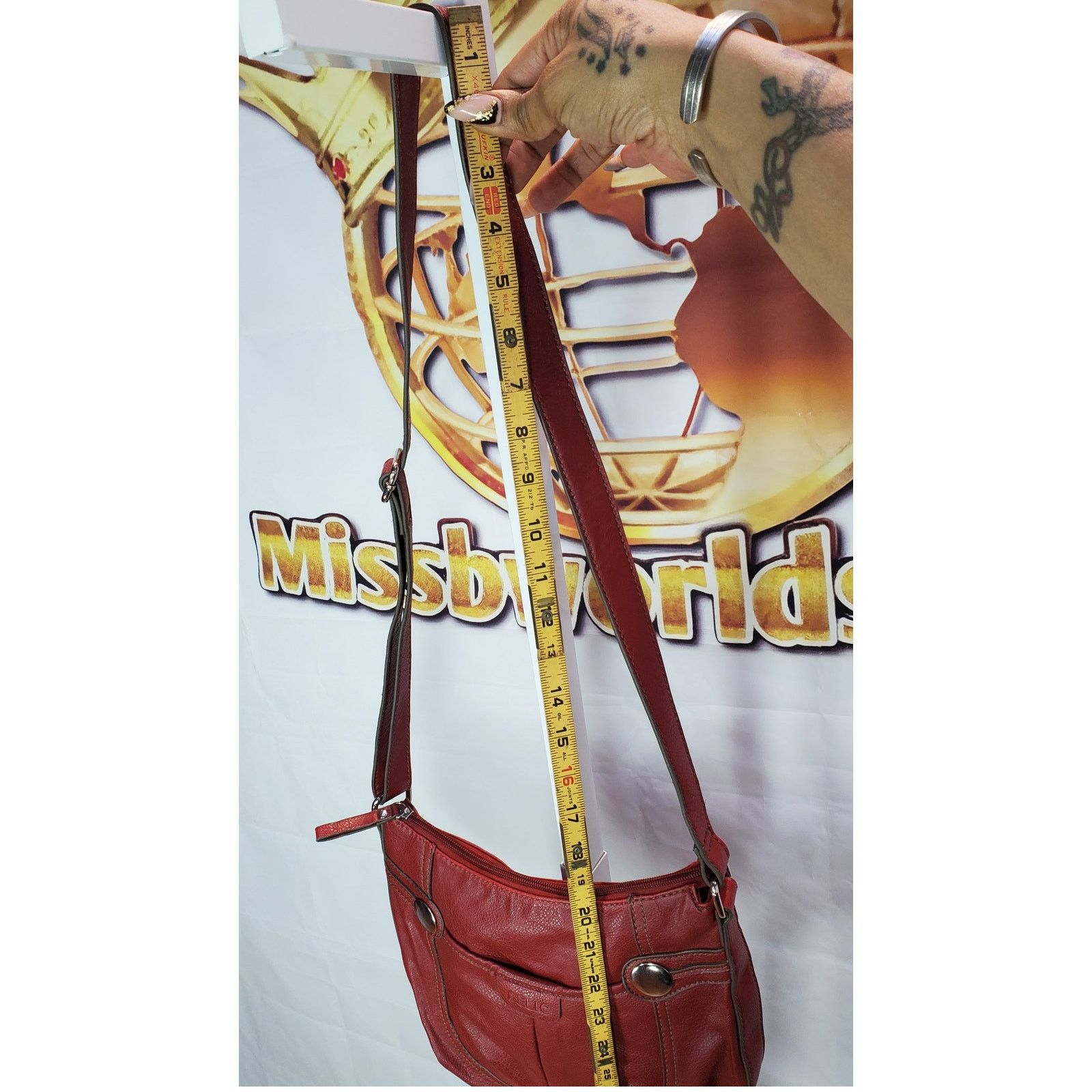 Relic Relic Red Crossbody Shoulder Purse Bag Size ONE SIZE - 10 Thumbnail