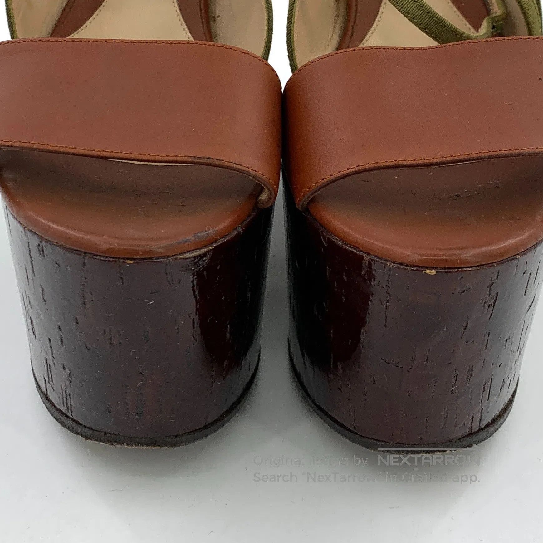 Fendi FENDI Colorful one-strap buckle design thick sole sandals| Size US 8.5 / IT 38.5 - 9 Thumbnail