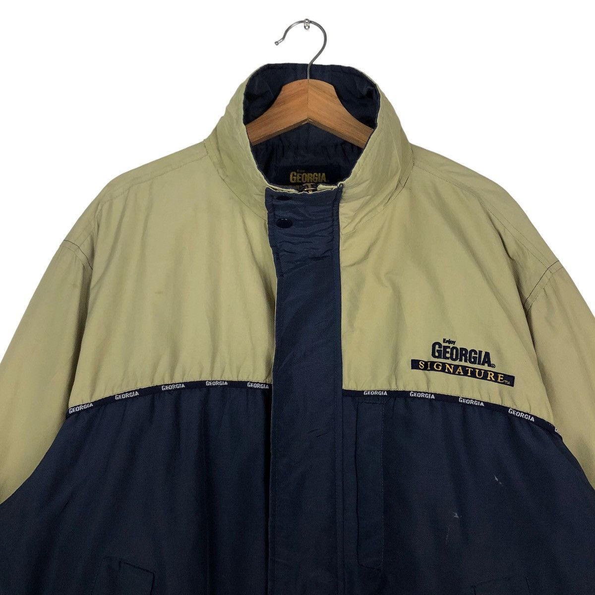 Japanese Brand 🔥Vintage Bomber Jacket Georgia Coffee Japan Made Size US M / EU 48-50 / 2 - 3 Thumbnail