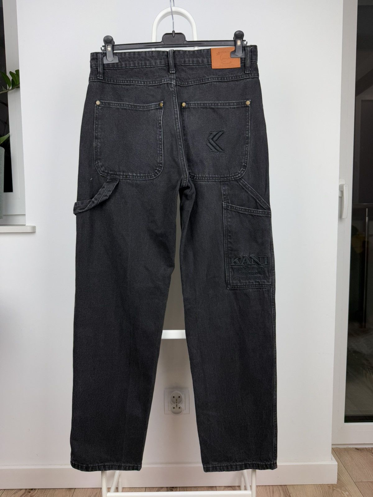 Karl Kani Karl Kani Washed Black Denim Jeans Pants Size US 31 - 1 Thumbnail