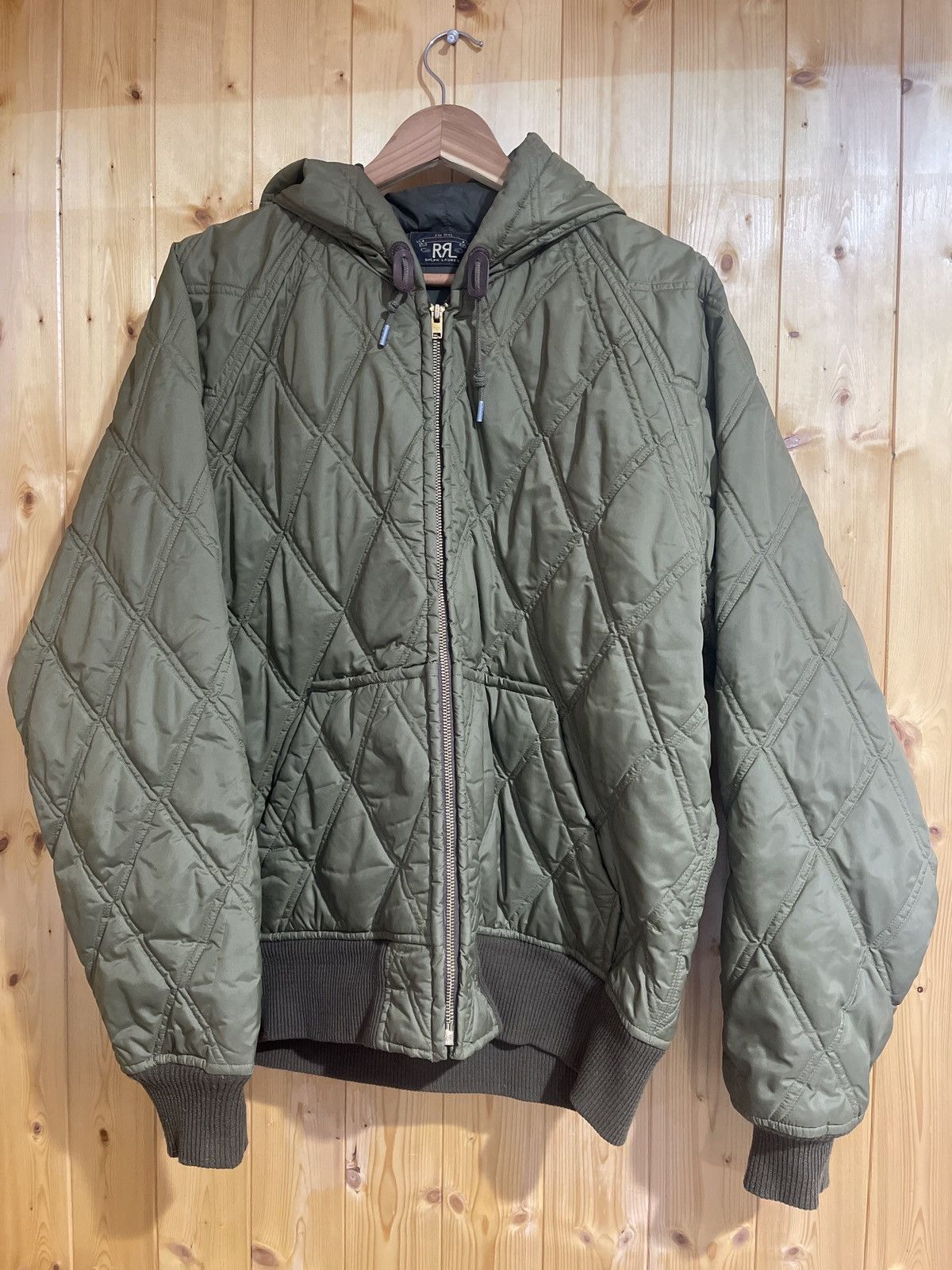 RRL Ralph Lauren RRL diamond quilted hooded jacket Size US L / EU 52-54 / 3 - 1 Thumbnail