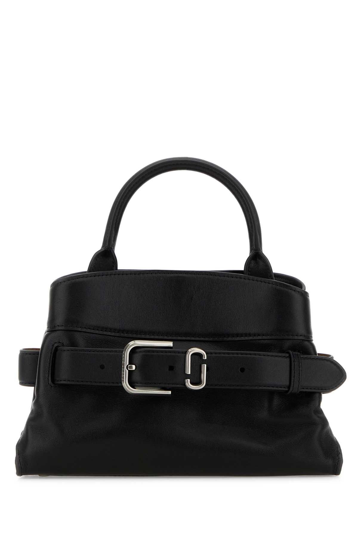 Marc Jacobs Black Leather Small Satchel Handbag Size ONE SIZE - 1 Thumbnail