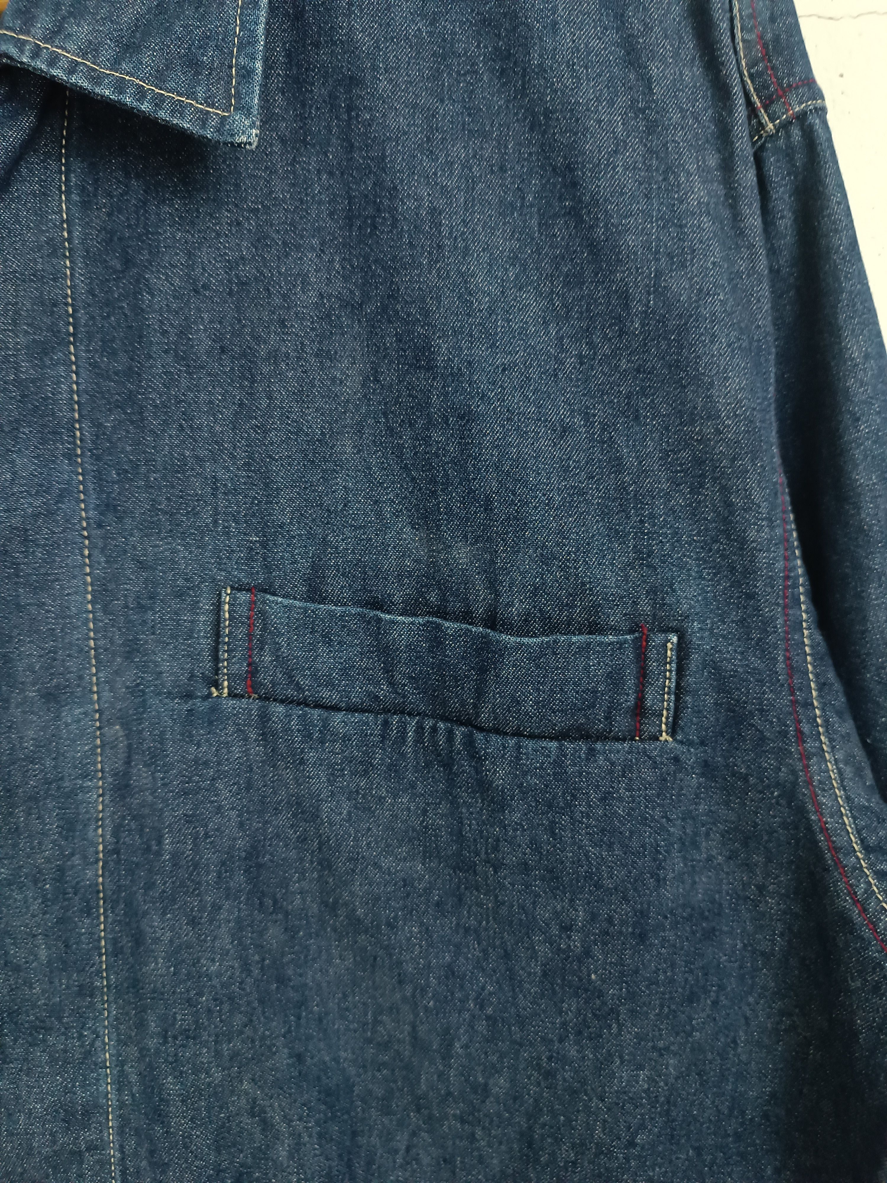 Vintage VINTAGE SACSNY Y'SACCS BY YOHJI YAMAMOTO WORK CHORE JACKET Size US L / EU 52-54 / 3 - 13 Thumbnail