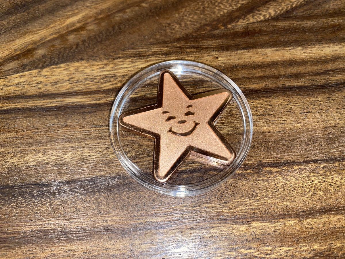 image of Asspizza Bronze Star in Bronze Metallic, Men's