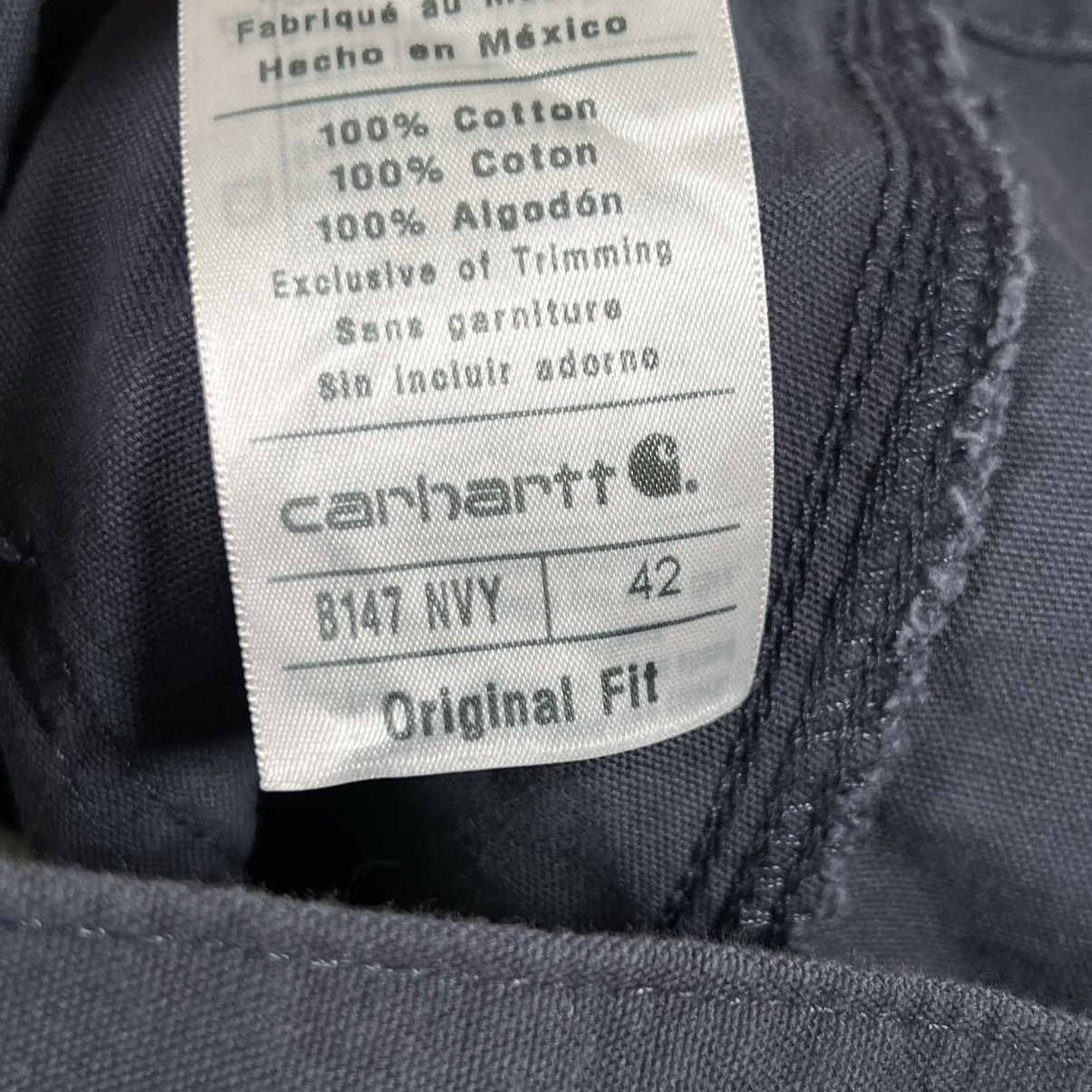 Carhartt Carhartt Men's Original Fit Cargo Shorts Size 42 Navy Blue Size US 42 / EU 58 - 5 Thumbnail
