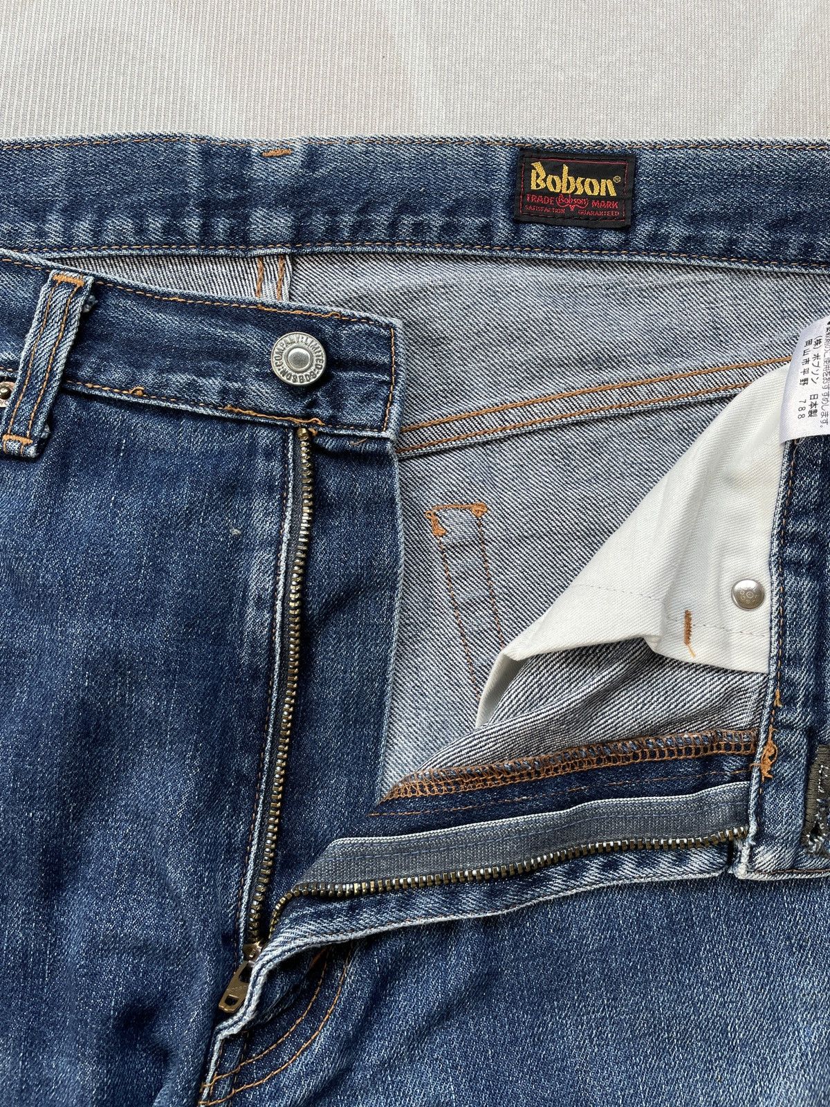 Japanese Brand Bobson Jeans (LG135) Size US 32 / EU 48 - 6 Thumbnail