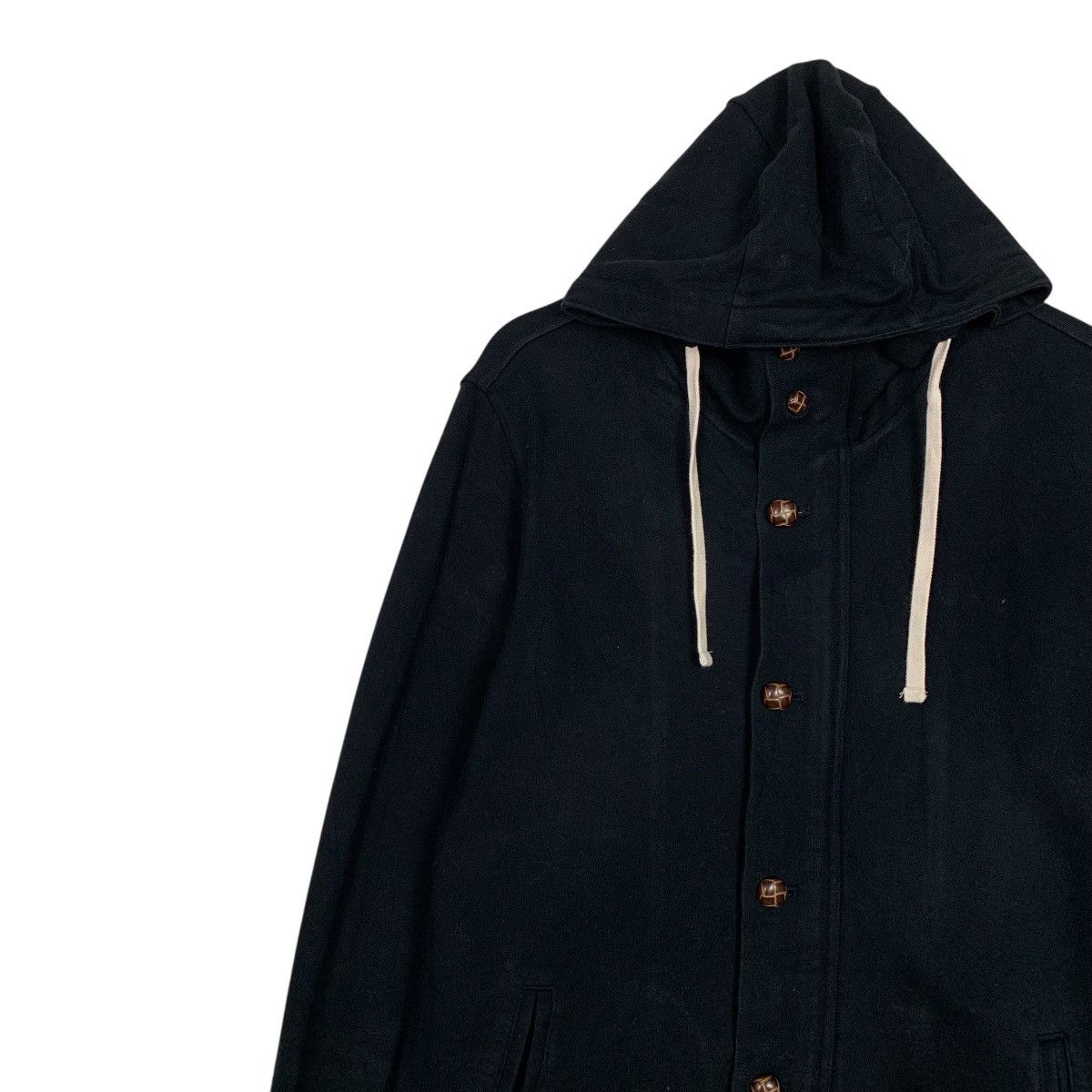 Beams Japan Beams Japan Hooded Black Jacket Size US M / EU 48-50 / 2 - 6 Thumbnail
