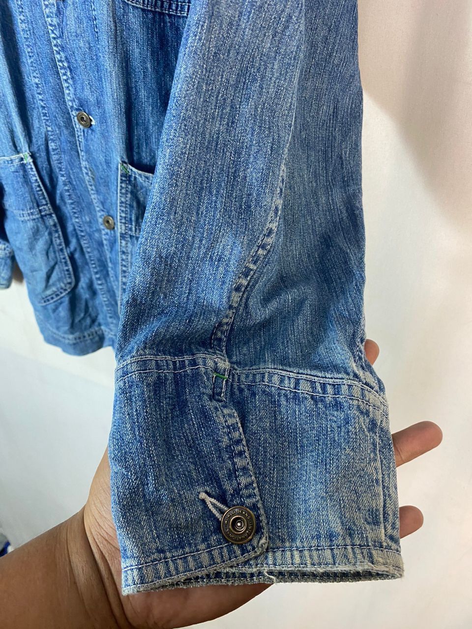 Other Vintage chore button up denim jacket by pract studio Size US L / EU 52-54 / 3 - 9 Thumbnail