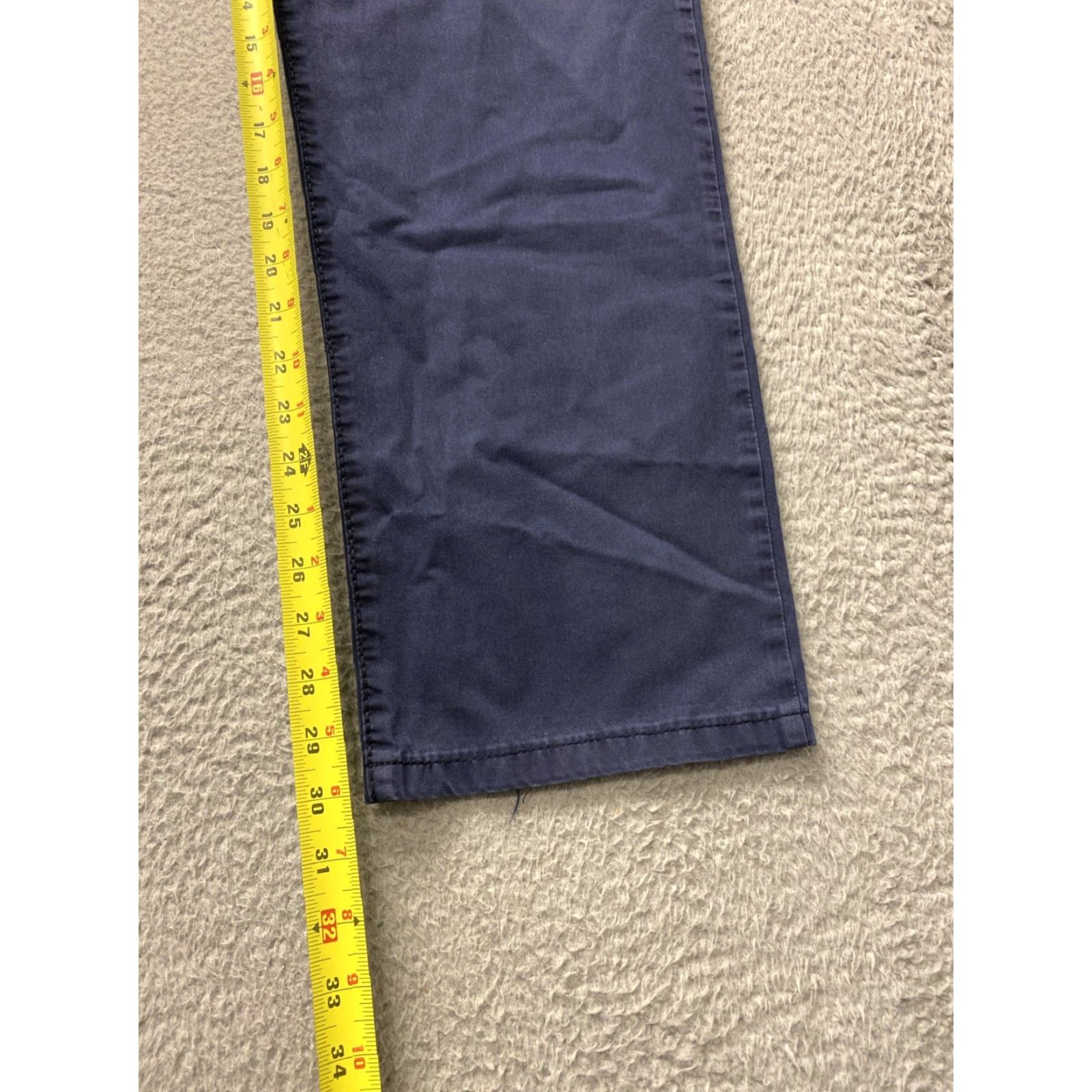 Vintage ATELIER GARDEUR Pants Mens Size 38x30 Regular Chino Navy 5-Pocket Straight Mid-Rise Button Zipper Cotton Blend Casual Pants Mens Size US 38 / EU 54 - 4 Thumbnail