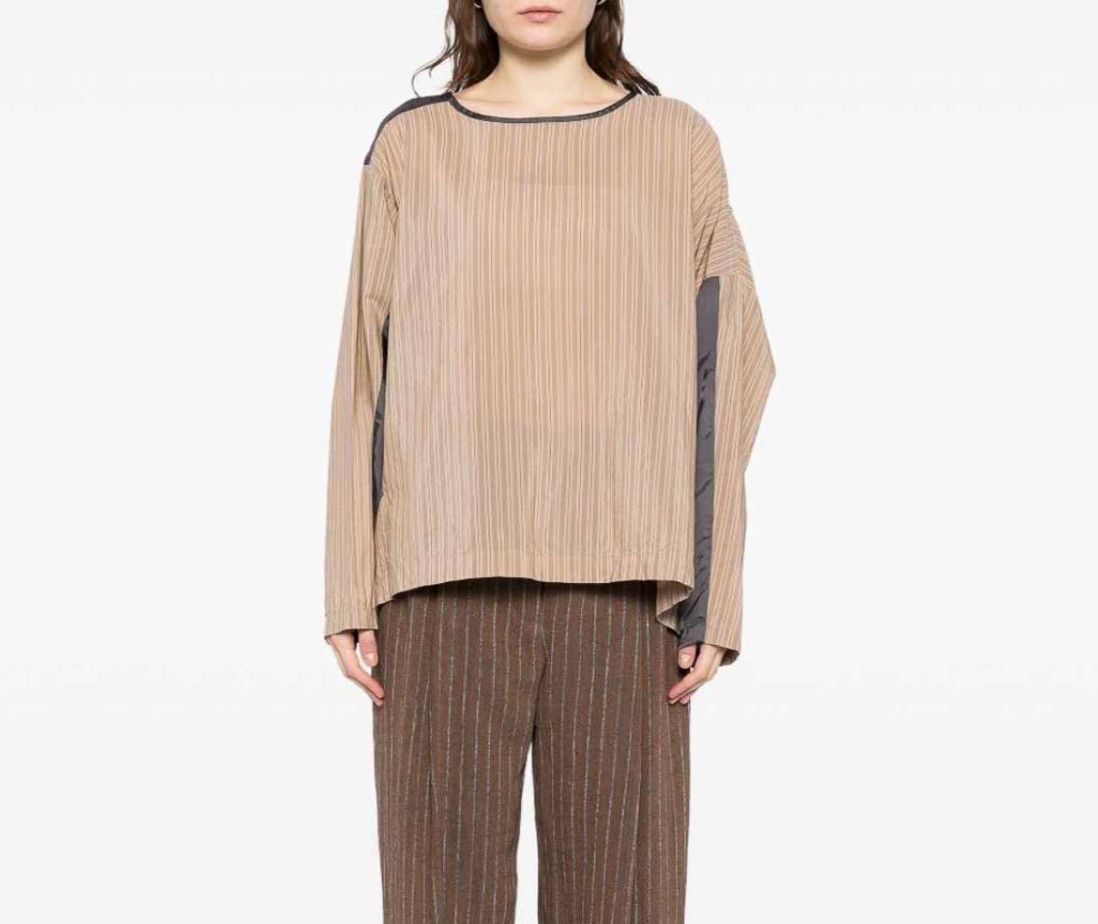Dries Van Noten DRIES VAN NOTEN Caias Mixed-Print Blouse OS Size M Size M / US 6-8 / IT 42-44 - 2 Thumbnail