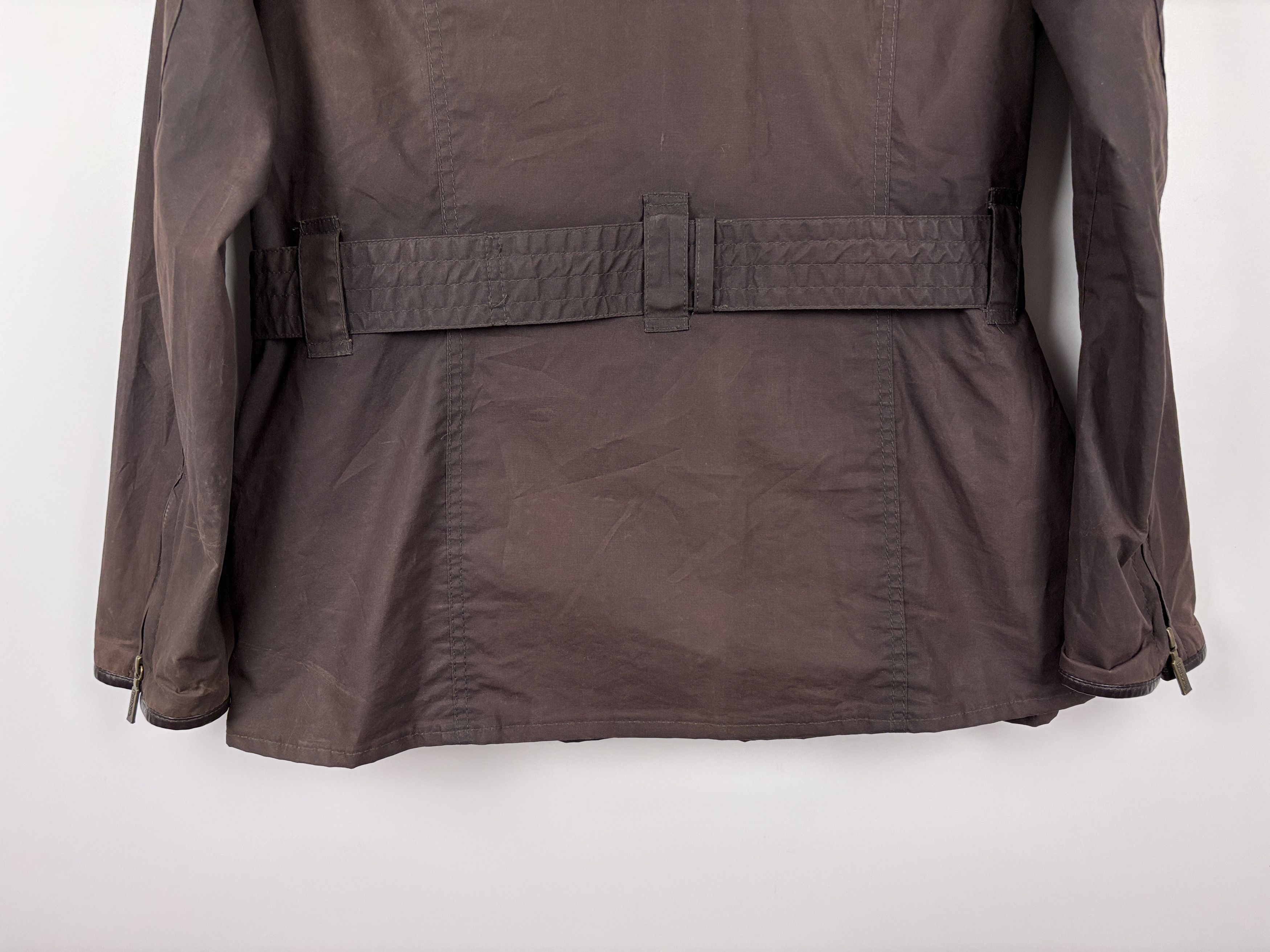 Barbour Barbour Explorer Waxed Belted Jacket Brown UK 16 / US 12 Size XL / US 12-14 / IT 48-50 - 6 Thumbnail