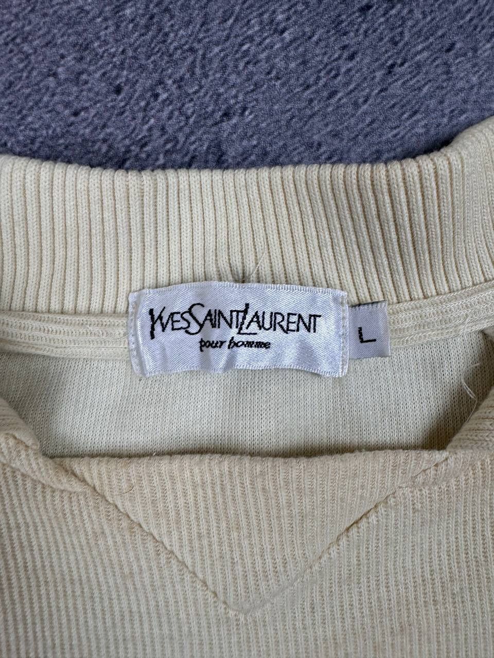 Vintage × Yves Saint Laurent Vintage 90s Yves Saint Laurent Knit Sweater Size US L / EU 52-54 / 3 - 3 Thumbnail
