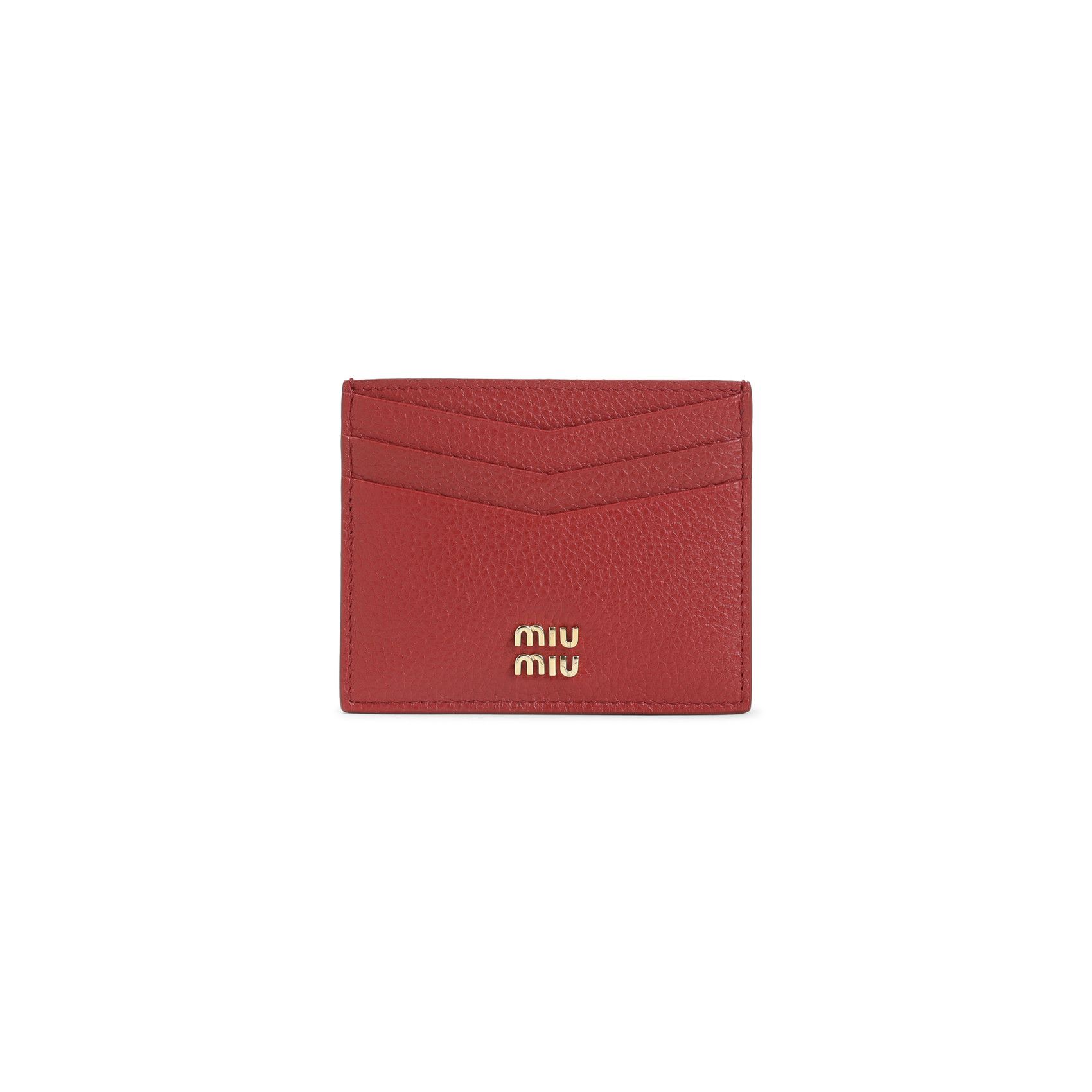 Miu Miu Miu Miu Calf Leather Card Case Size ONE SIZE - 1 Thumbnail