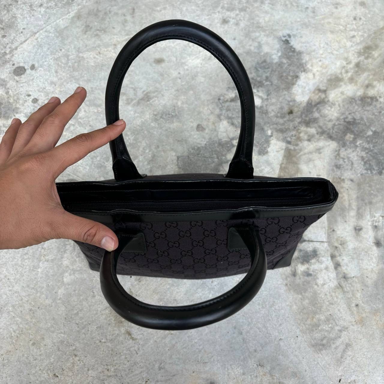 Gucci Vintage Gucci GG Monogram Canvas Tote Bag 002-1119 Italy Size ONE SIZE - 3 Thumbnail
