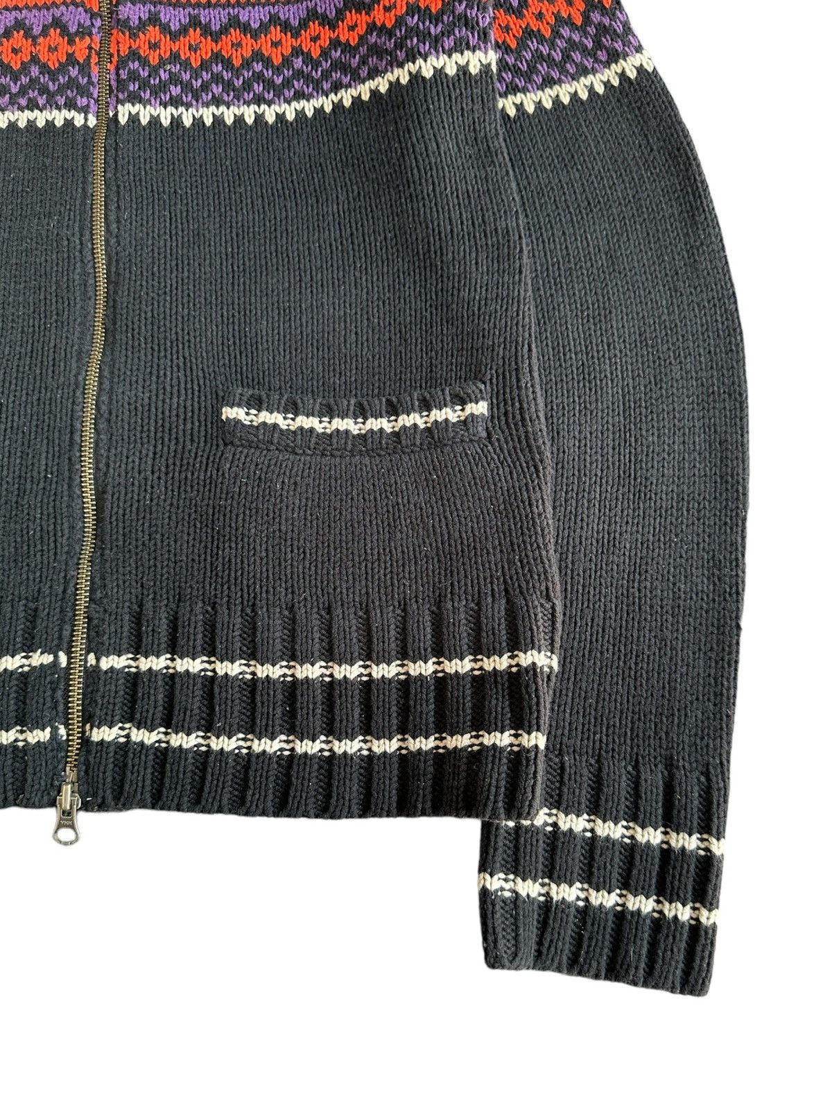 French Connection × Vintage Rare FCUK wool knitted zipper sweater Size US L / EU 52-54 / 3 - 7 Thumbnail