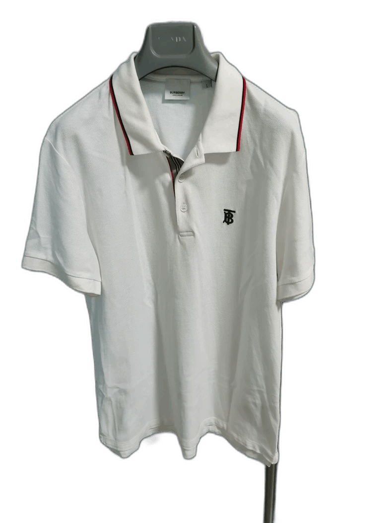 Burberry Burberry Classic Embroidered Logo Short Sleeve Polo Size US L / EU 52-54 / 3 - 1 Thumbnail