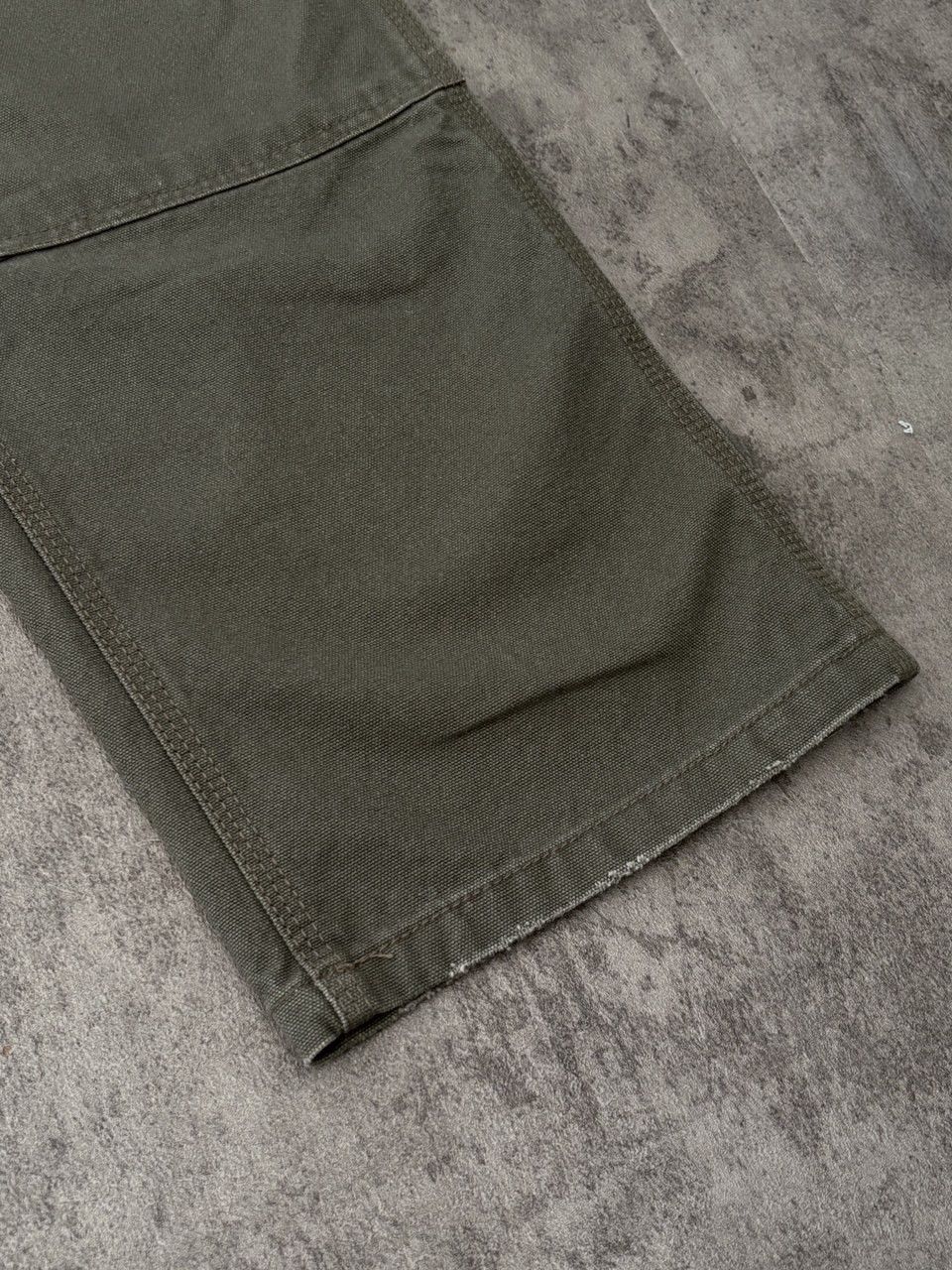Carhartt Double Knee Duck Canvas Moss Green Carpenter Pant