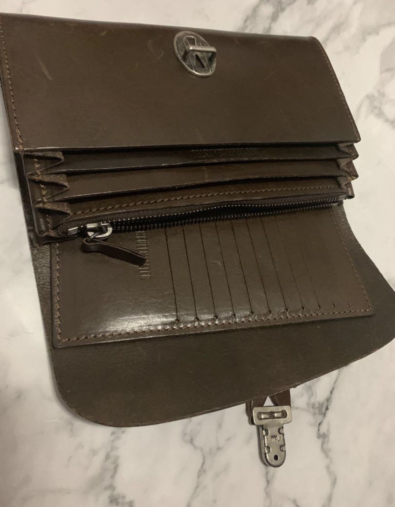 Ann Demeulemeester 🔥 Rare!! Vintage Ann Demeulemeester leather buckle wallet Size ONE SIZE - 5 Thumbnail