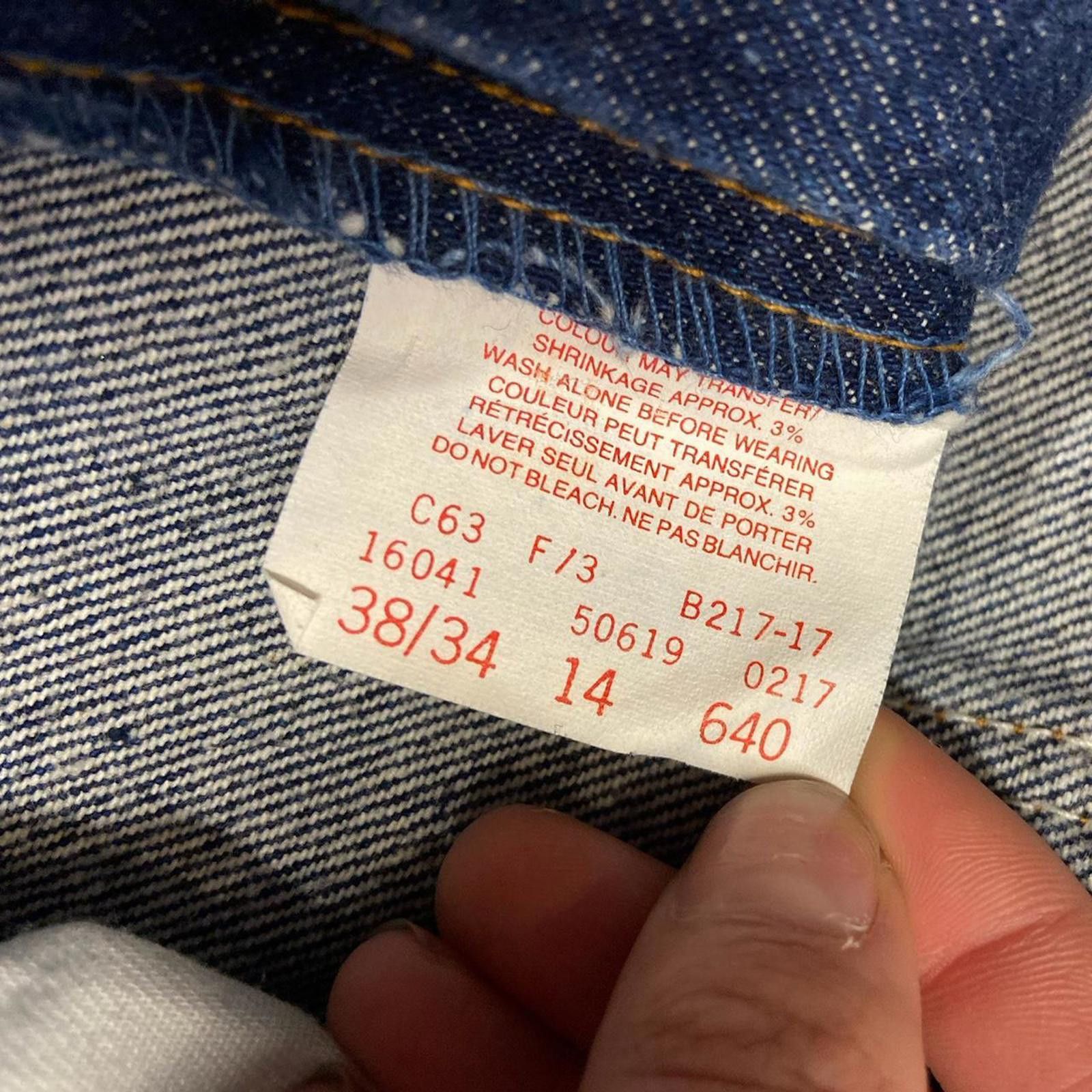 Levi's Vintage Dark Wash Levi Orange Tabs Size US 38 / EU 54 - 4 Thumbnail