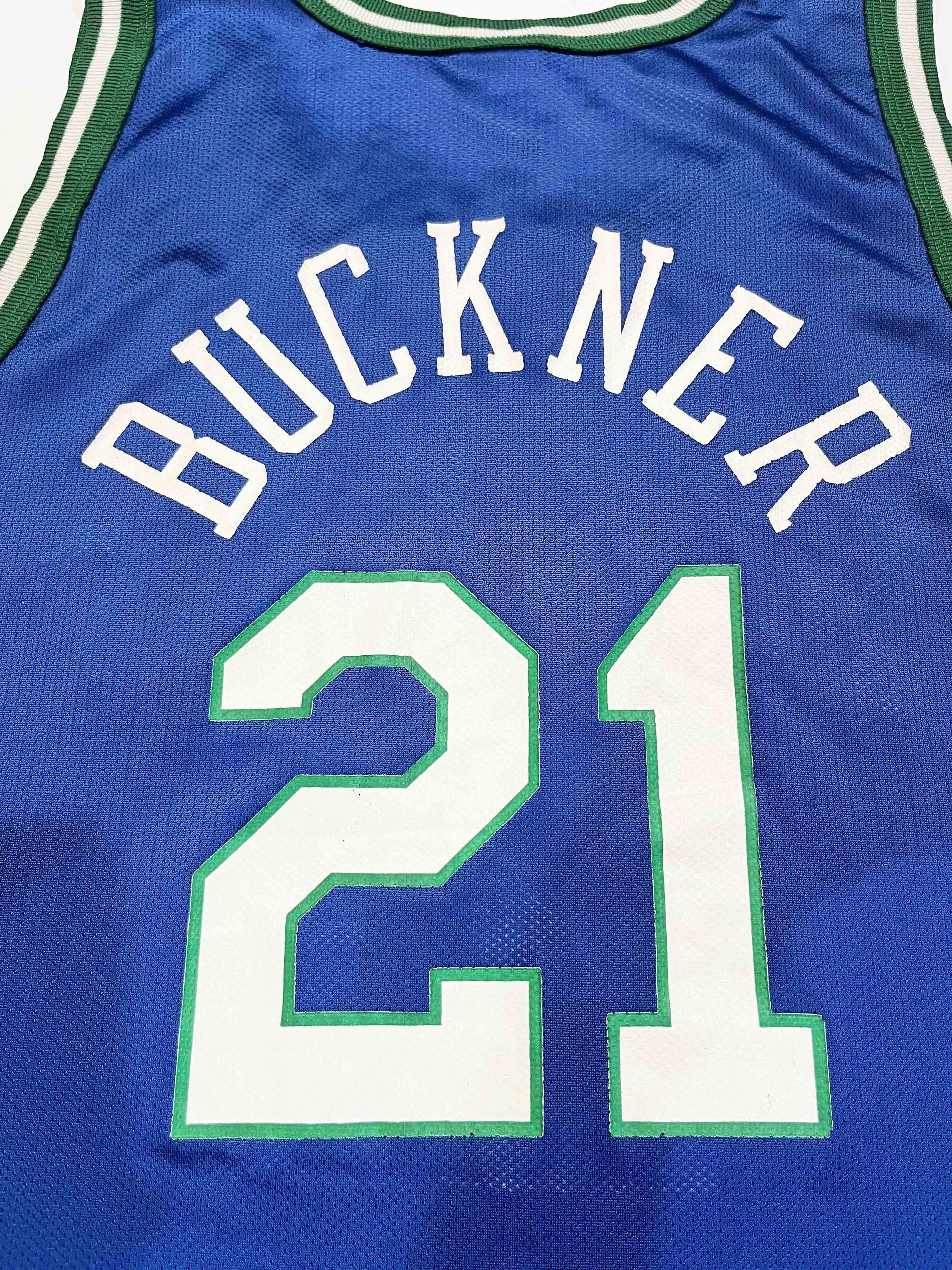 Champion × NBA × Vintage Vintage Champion Dallas Mavericks GREG BUCKNER #21 Jersey Size US M / EU 48-50 / 2 - 7 Thumbnail