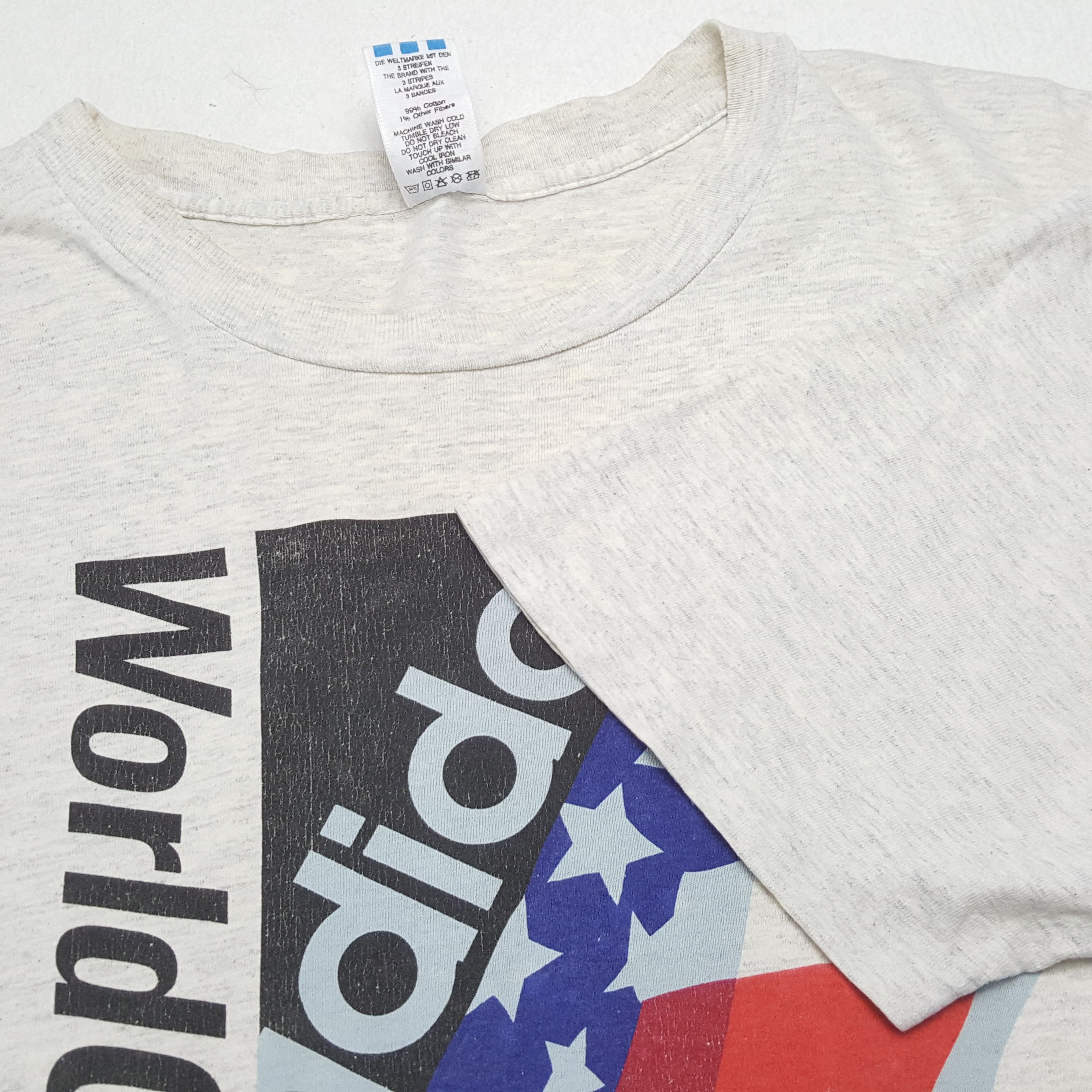 Adidas × Vintage ADIDAS WORLD CUP 1994 USA Promo Style Vintage Tshirt Size US XL / EU 56 / 4 - 7 Thumbnail