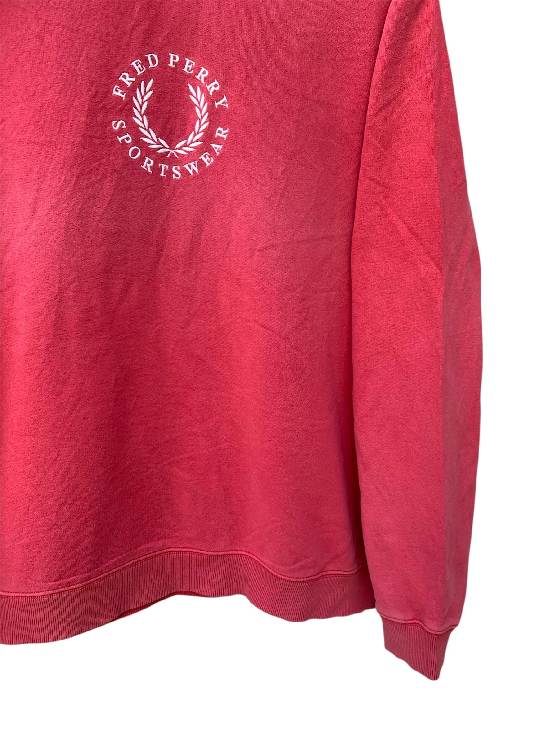 Fred Perry × Vintage Vintage Fred Ferry Red Sweatshirt Size US M / EU 48-50 / 2 - 9 Thumbnail