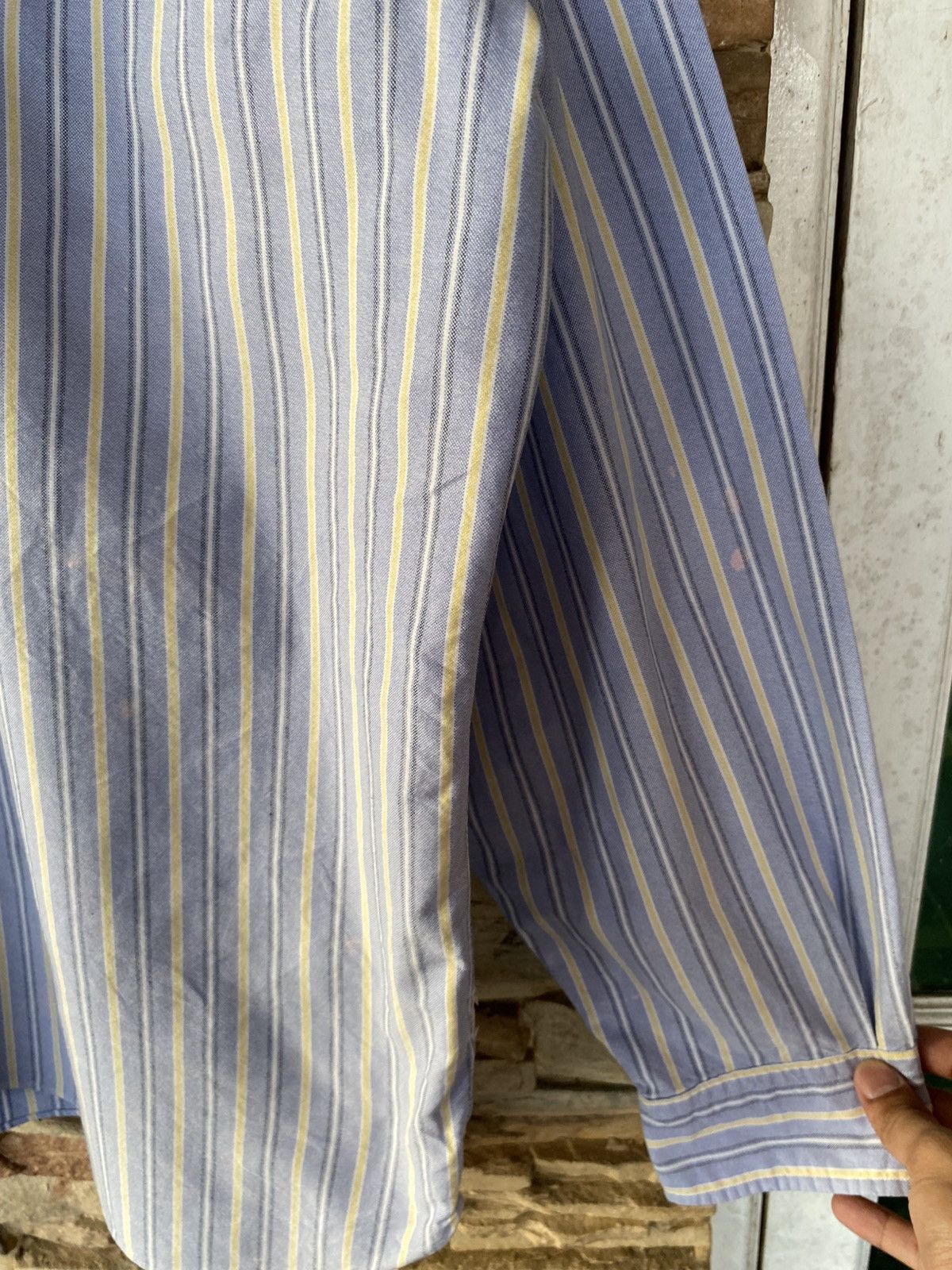 Polo Ralph Lauren Vintage Polo Ralph Lauren Stripes Classic Fit Button Ups Long Sleeve Shirt Formal Size US XXL / EU 58 / 5 - 6 Thumbnail