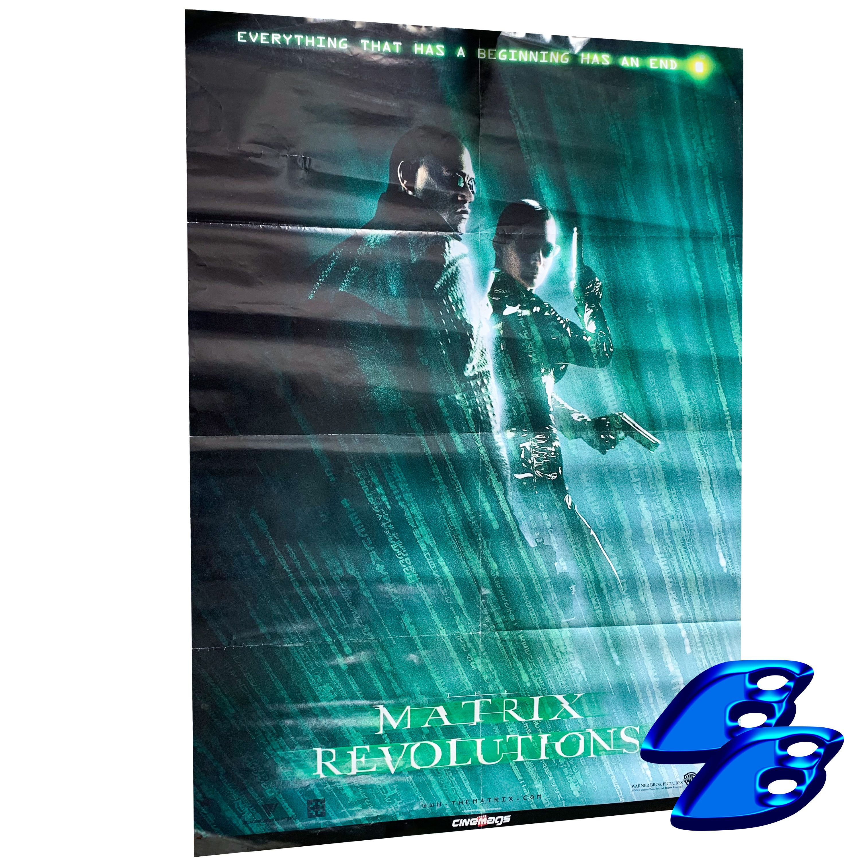 Vintage MATRIX REVOLUTIONS MOVIE MAGAZINE VINTAGE 00s POSTER Size ONE SIZE - 2 Thumbnail
