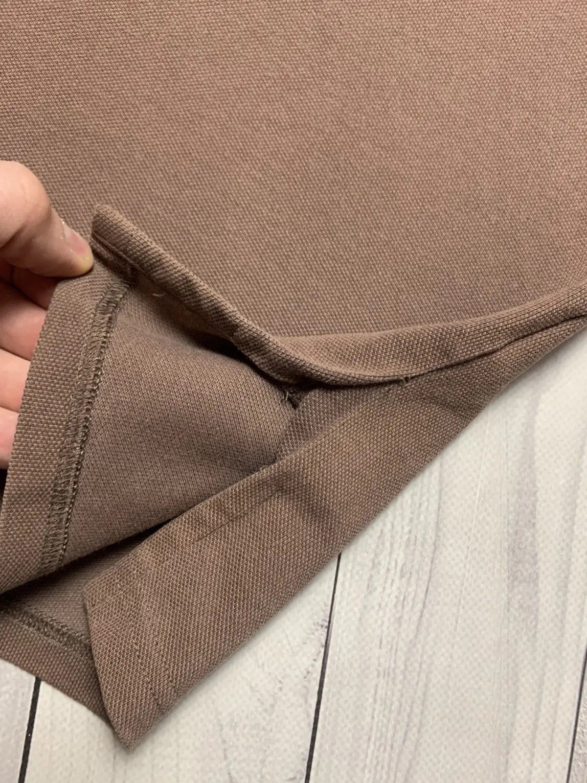 Yves Saint Laurent Vintage Yves Saint Laurent polo brown rare M Size US M / EU 48-50 / 2 - 6 Thumbnail
