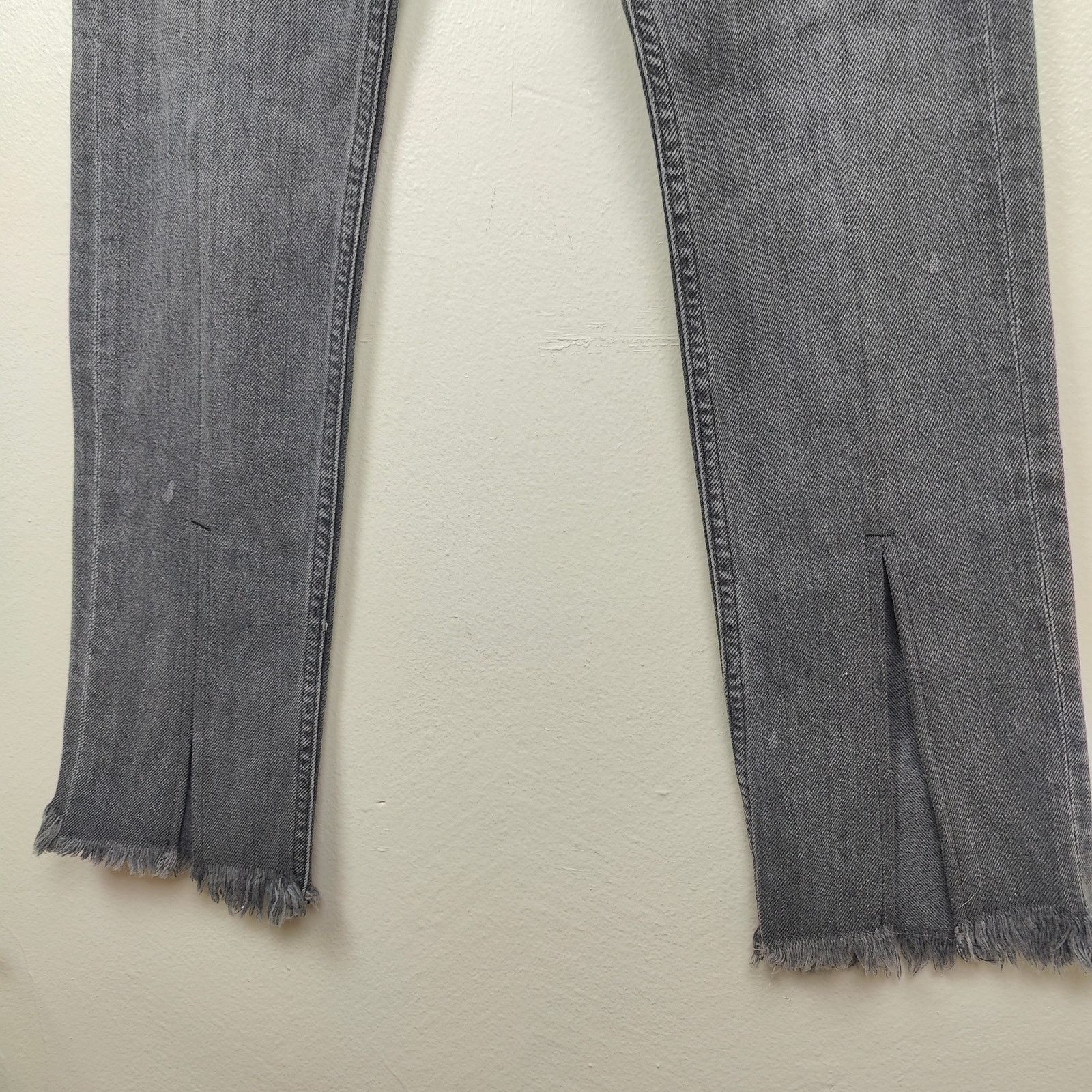 EB Denim EB Denim Jeans Womens 25 Charcoal Wash Straight Leg Pieced Size 25" / US 0 / IT 36 - 4 Thumbnail