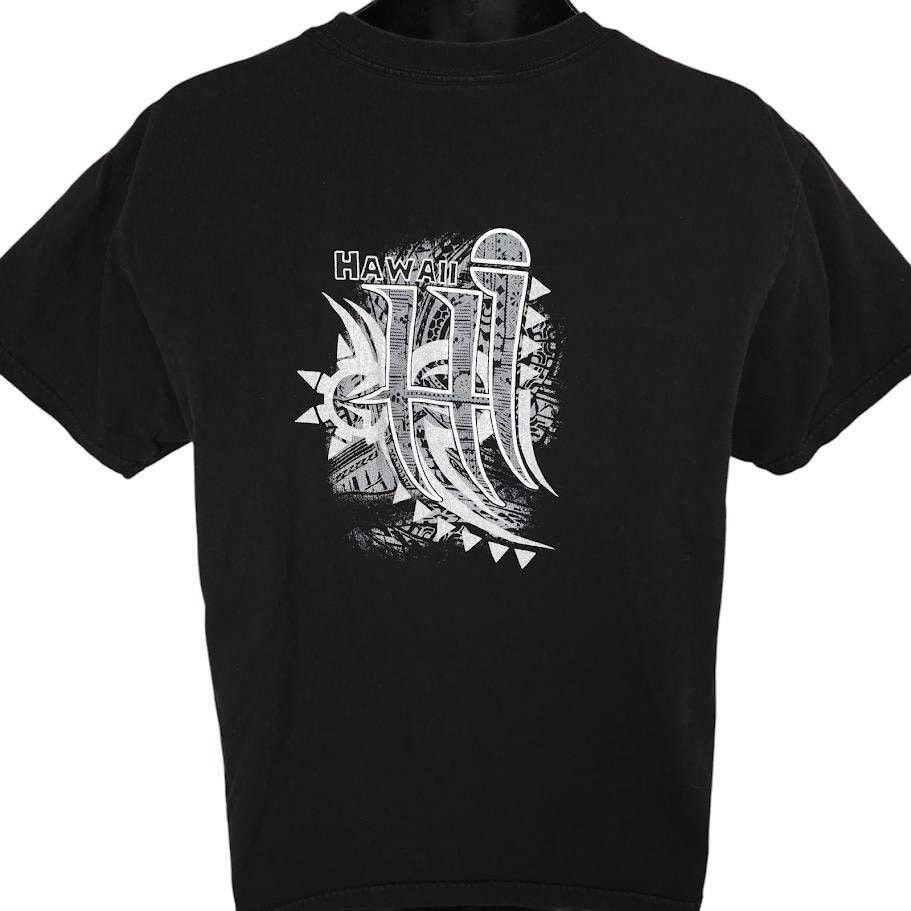 Vintage Vintage Hawaii T Shirt Mens Size Large Black Y2K Hawaiian Size US L / EU 52-54 / 3 - 1 Thumbnail