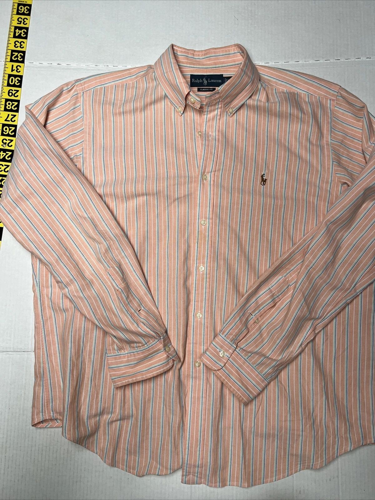 Polo Ralph Lauren Vintage Ralph Lauren Classic Fit Button Down Shirt Size US XL / EU 56 / 4 - 7 Thumbnail