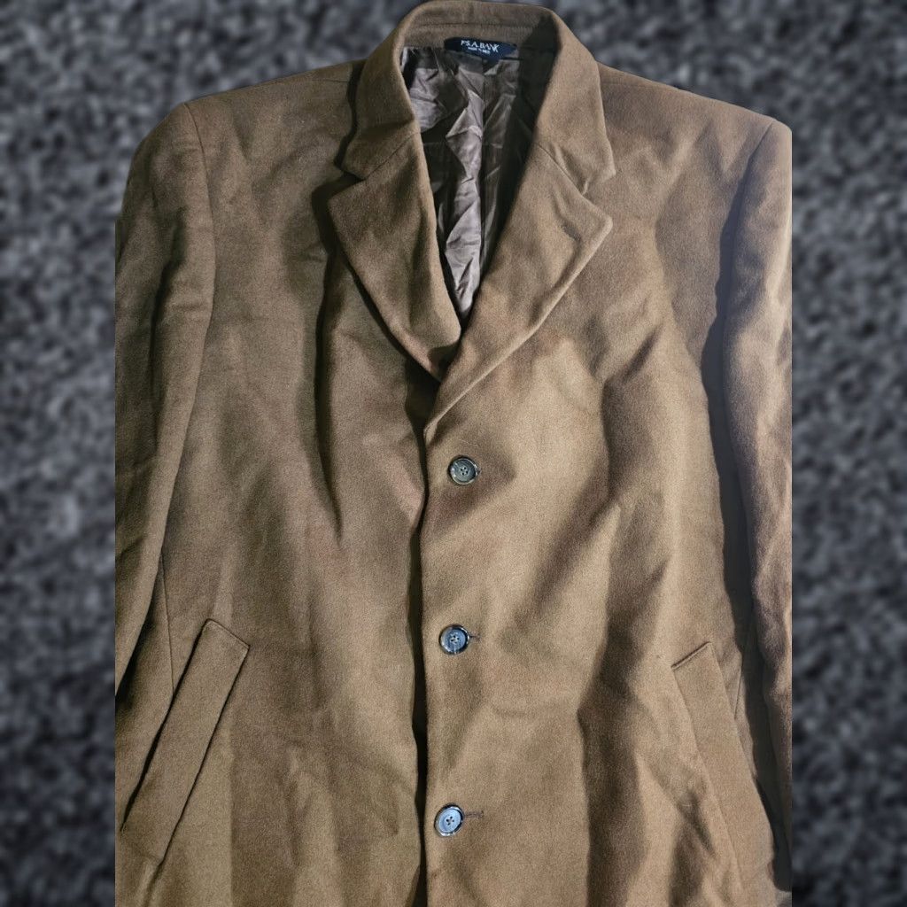 Jos. A. Bank Jos A Bank Signature 100% Wool Overcoat 3 Button Notch Lapel Mens 44R Brown Size US S / EU 44-46 / 1 - 1 Thumbnail