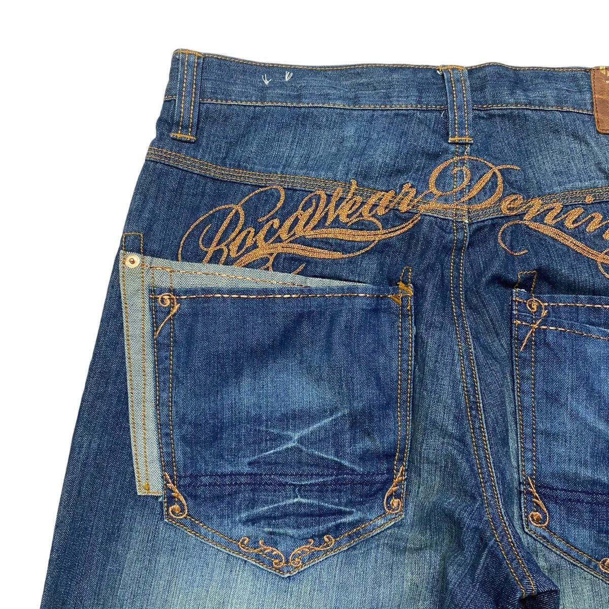Rocawear Vintage Rocawear Baggy Spellout Embroidery Denim Jeans Size US 32 / EU 48 - 10 Thumbnail