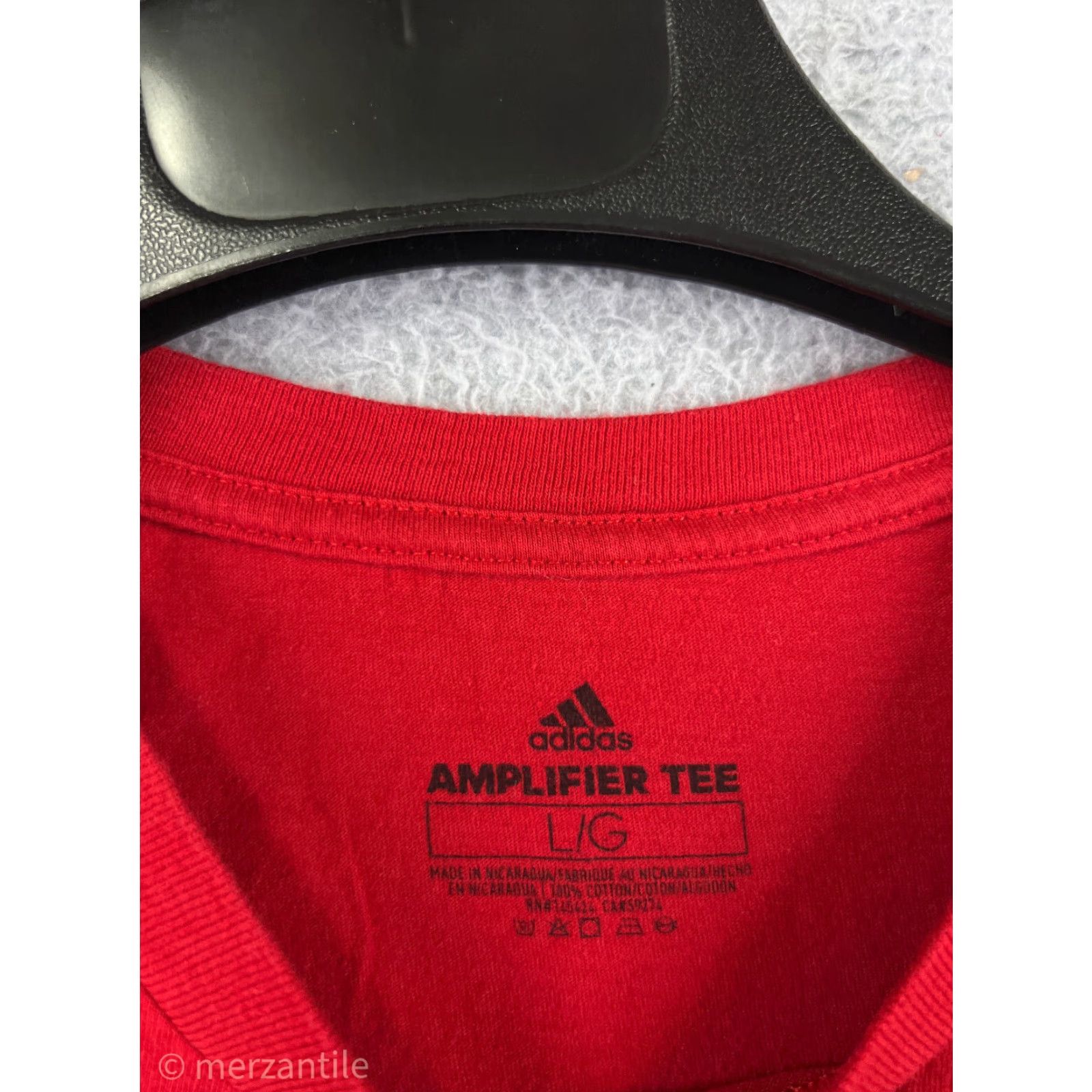 Adidas Adidas Shirt Mens L Red Crew 100% Cotton LiveWire Volleyball Ampliflier Tee Size US L / EU 52-54 / 3 - 3 Thumbnail