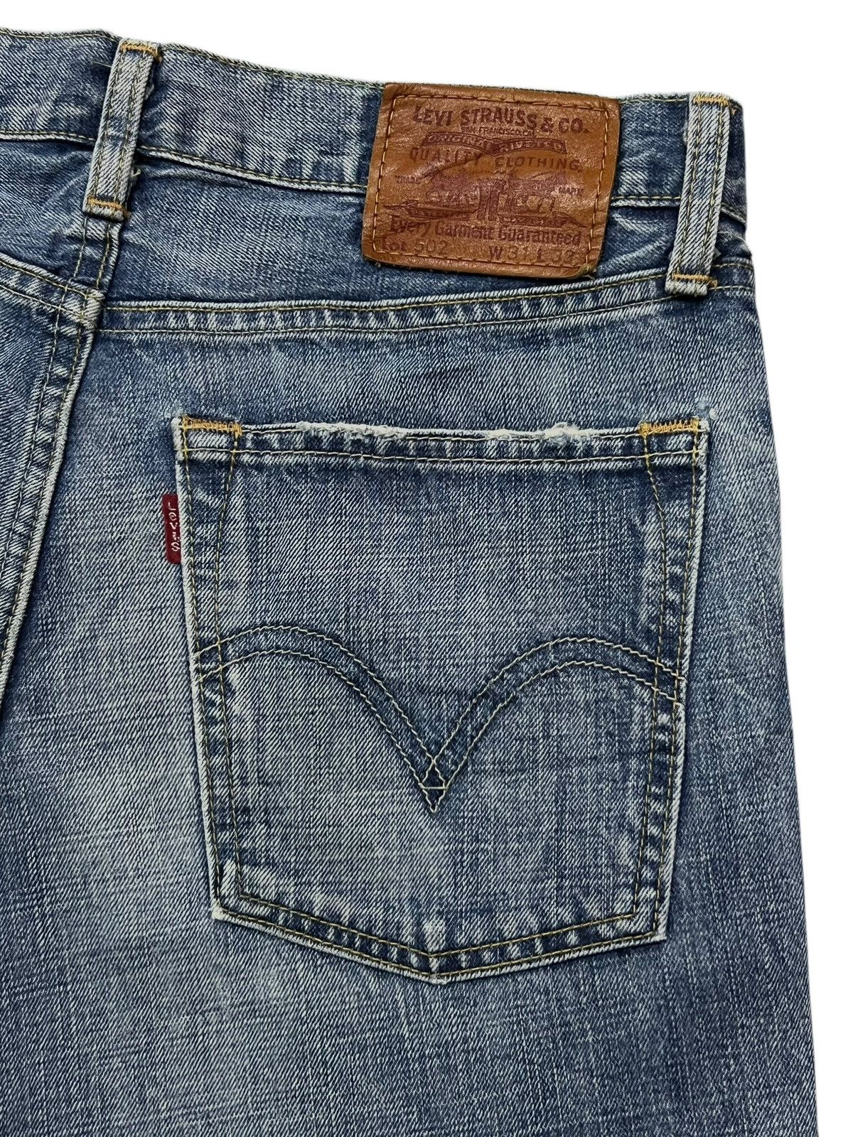 Levi's Vintage Levi’s 502 Japan - Faded Wash, Distressed Denim Size US 32 / EU 48 - 8 Thumbnail