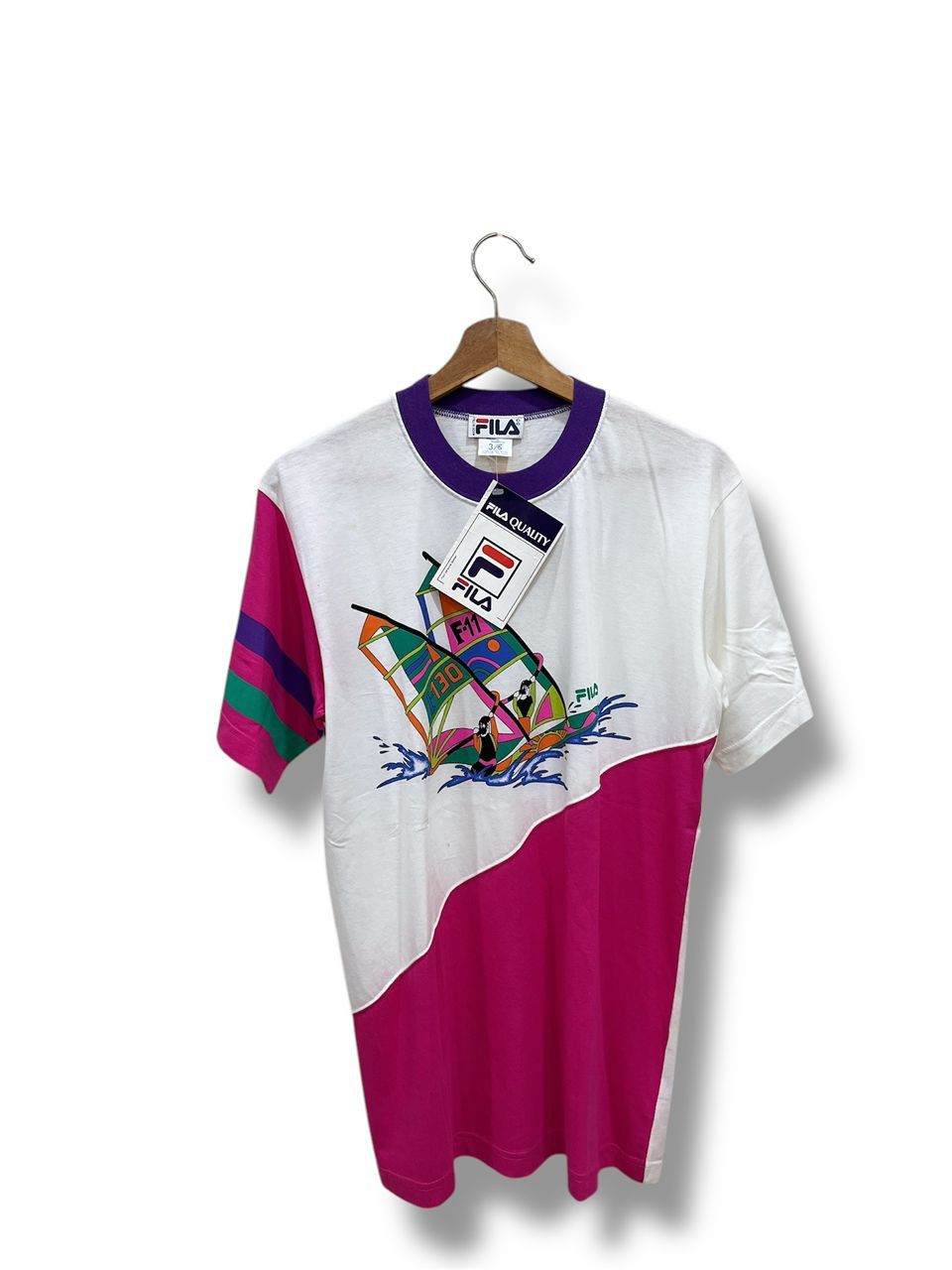 Fila × Vintage 🇮🇪VINTAGE FILA HAWAII T SHIRT MADE IN ITALY Size US S / EU 44-46 / 1 - 1 Thumbnail