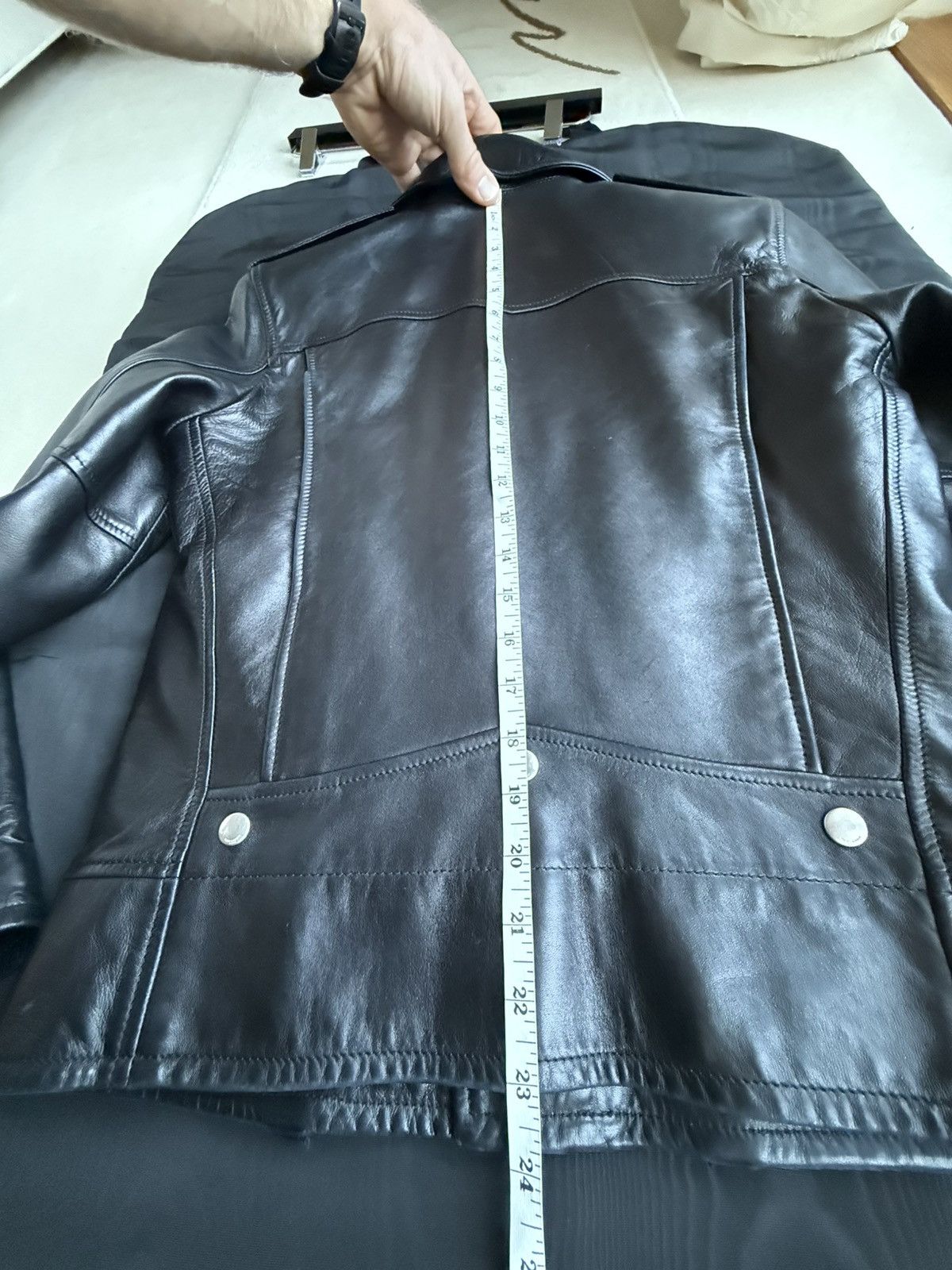 Saint Laurent Paris FW13 Holy Grail Saint Laurent L01 biker leather jacket 46 Size US S / EU 44-46 / 1 - 6 Thumbnail